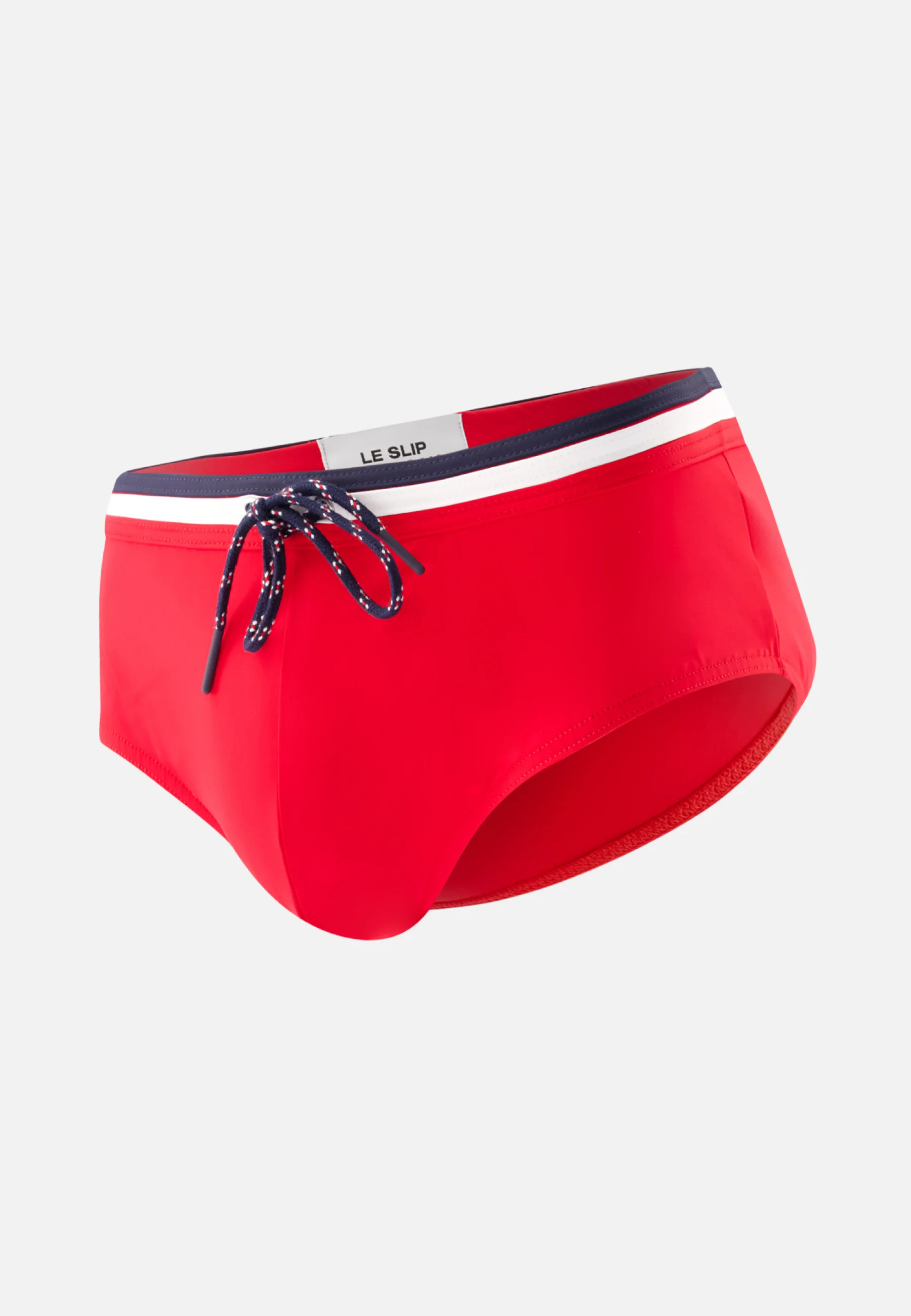 Slip de bain en polyamide - Amiral Rouge - Image 4