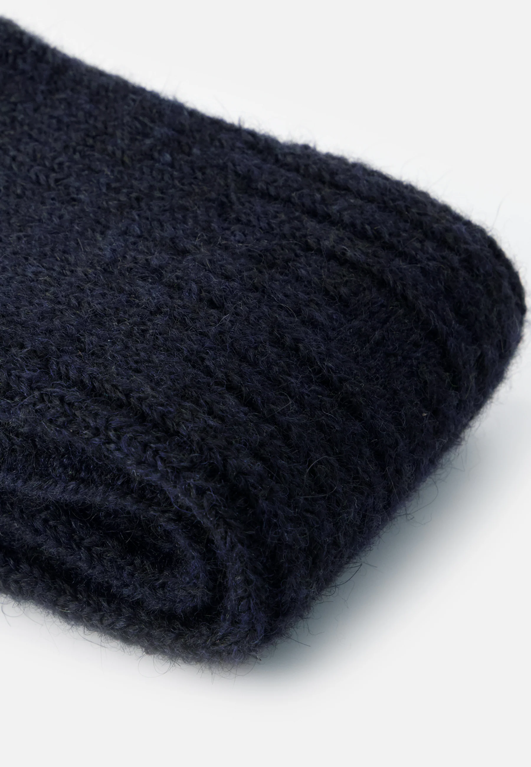 Chaussettes mi-hautes bleu marine en mohair - Andy Marine Lsf - Image 4
