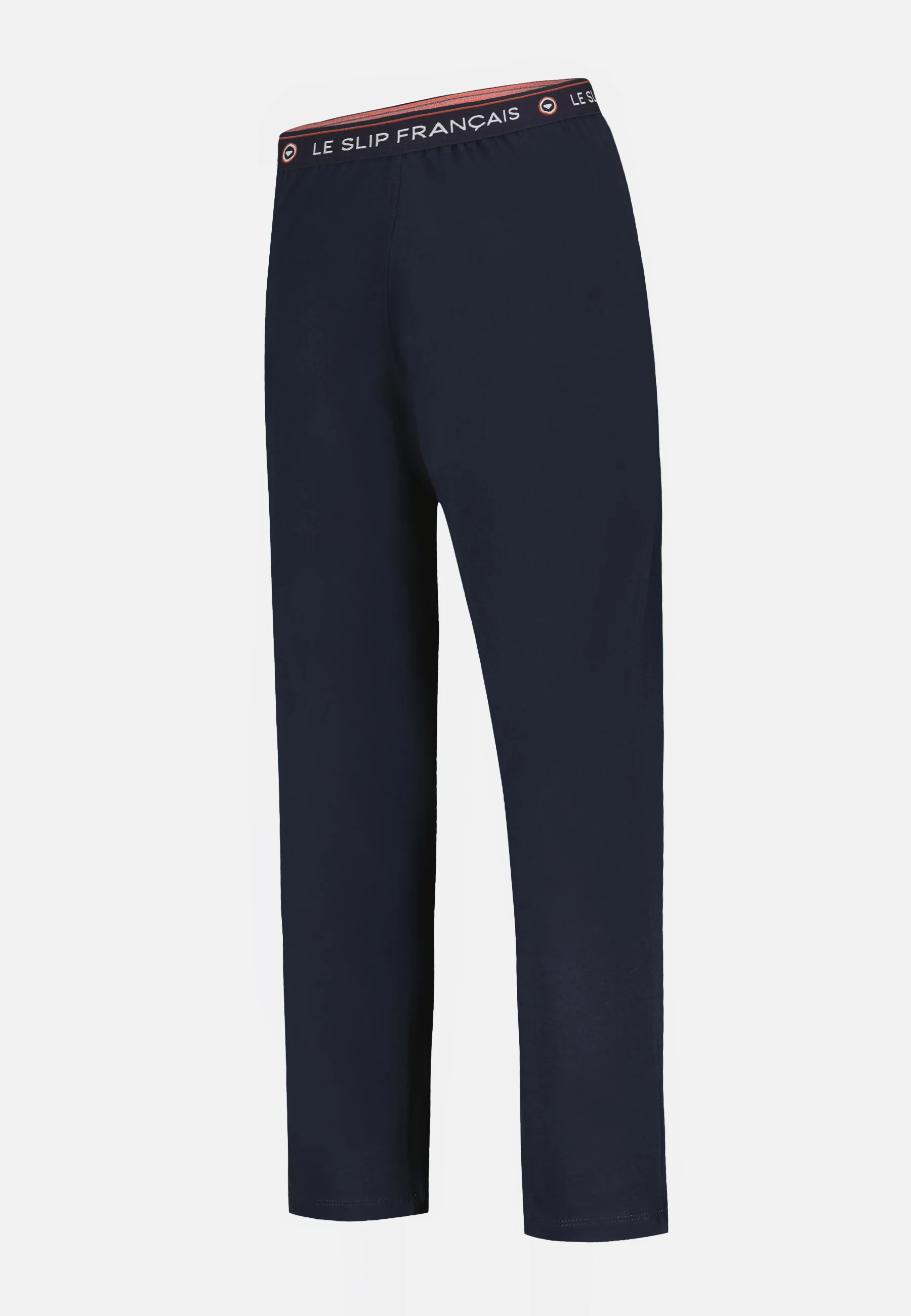 Bas de pyjama long femme bleu marine en coton avec cocarde - Vigoureuse Marine Lsf - Image 5
