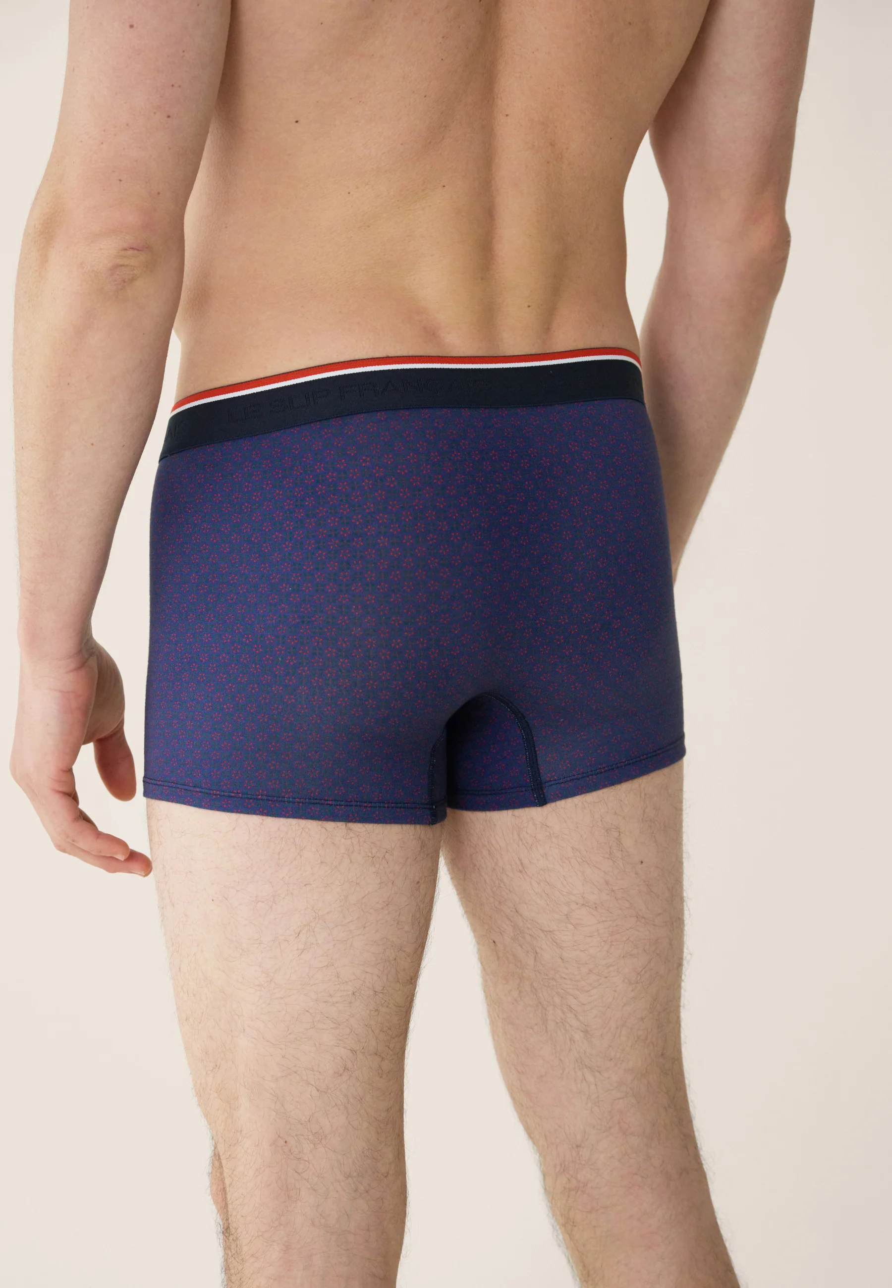 Boxer imprimé indigo en coton - Marius Kdo Indigo - Image 3