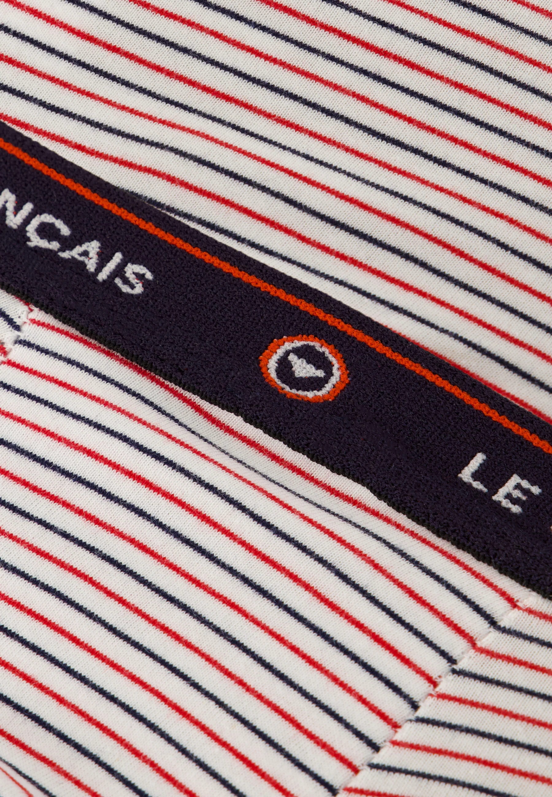 Boxer enfant à rayures bleu blanc rouge en coton - Petit Joseph Rayures Bbr - Image 6