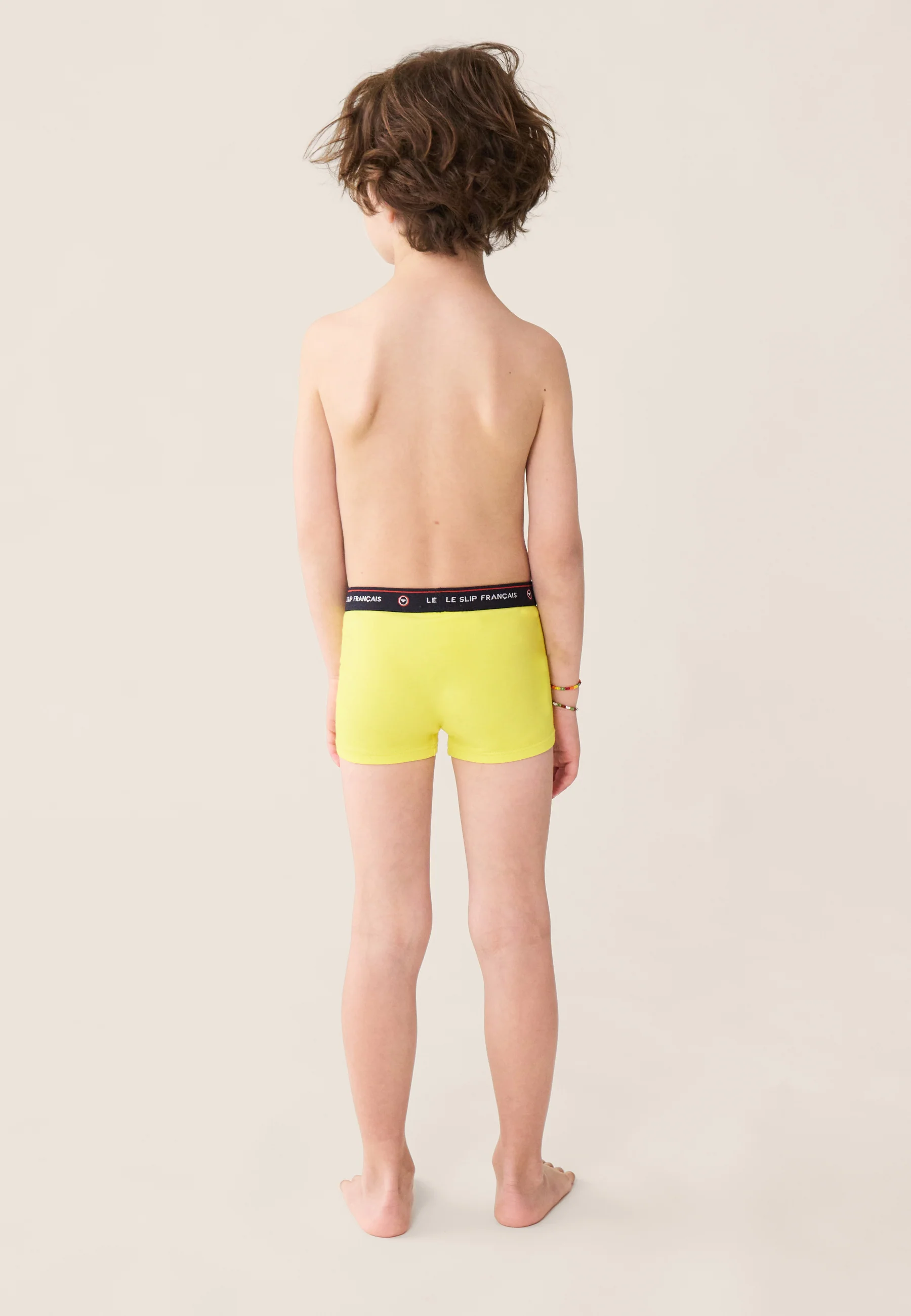 Boxer enfant jaune tournesol en coton - Petit Joseph Tournesol - Image 5