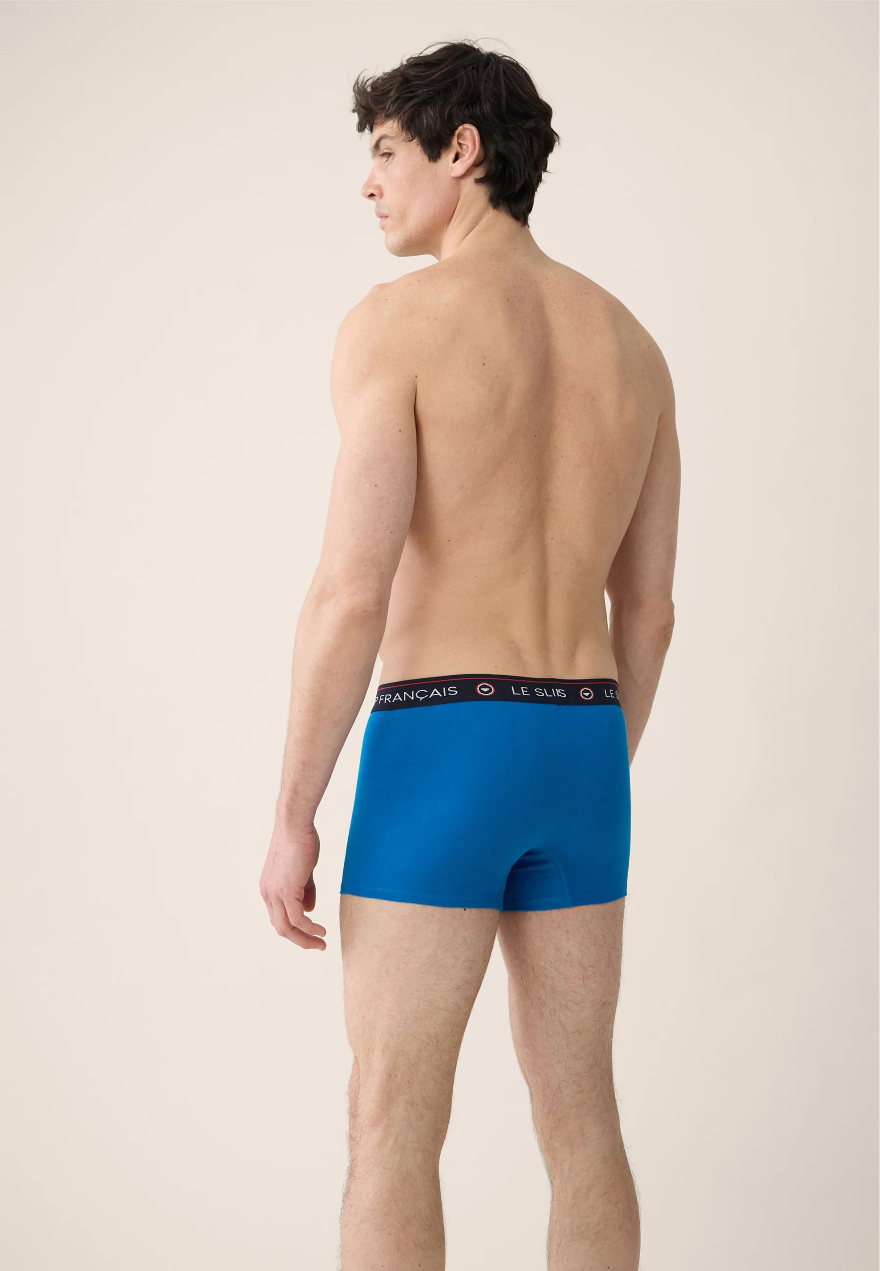 Boxer bleu turquoise en coton - Redoutable Bleu Turquoise - Image 3