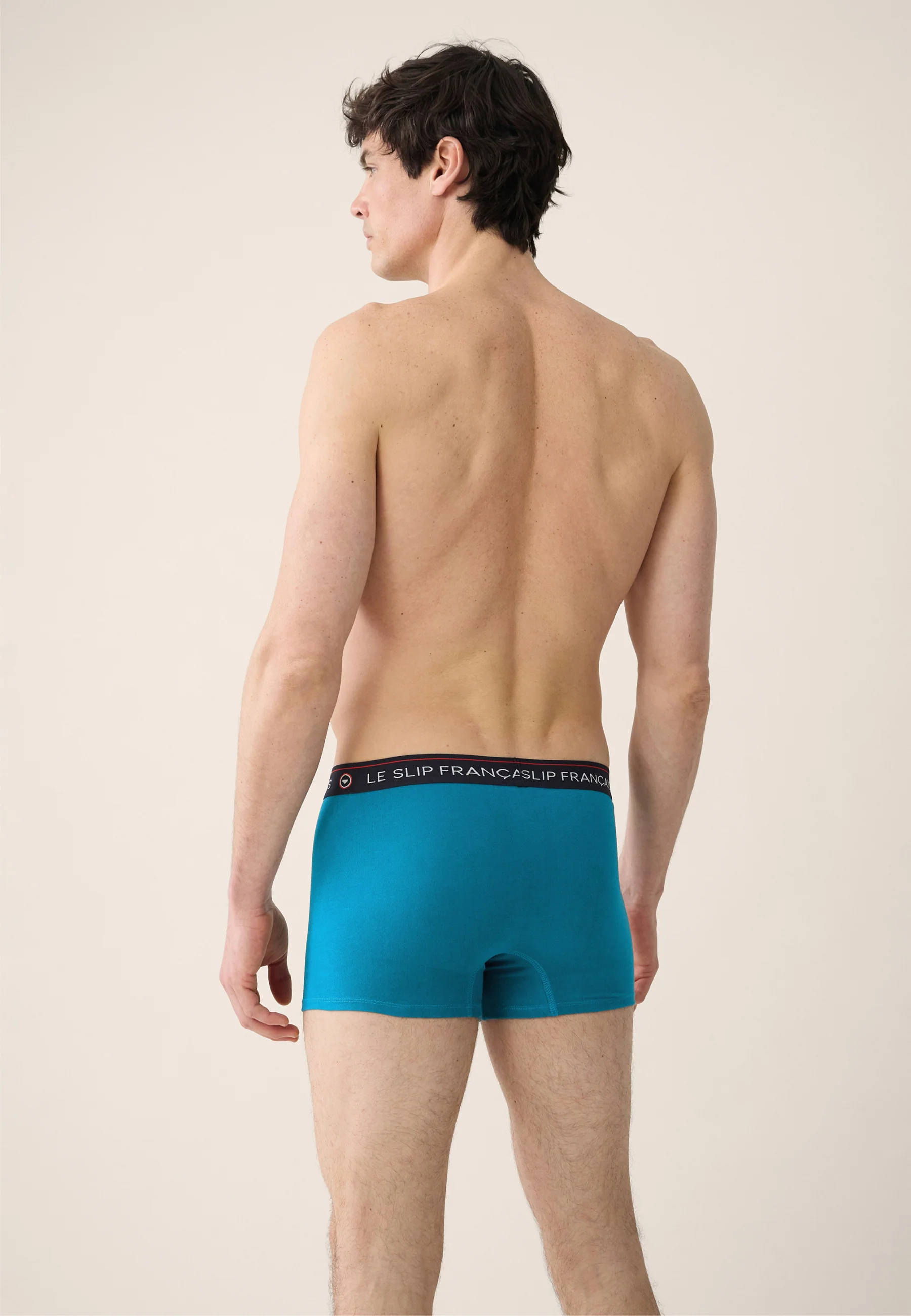 Boxer bleu topaz en coton - Redoutable Topaz - Image 3