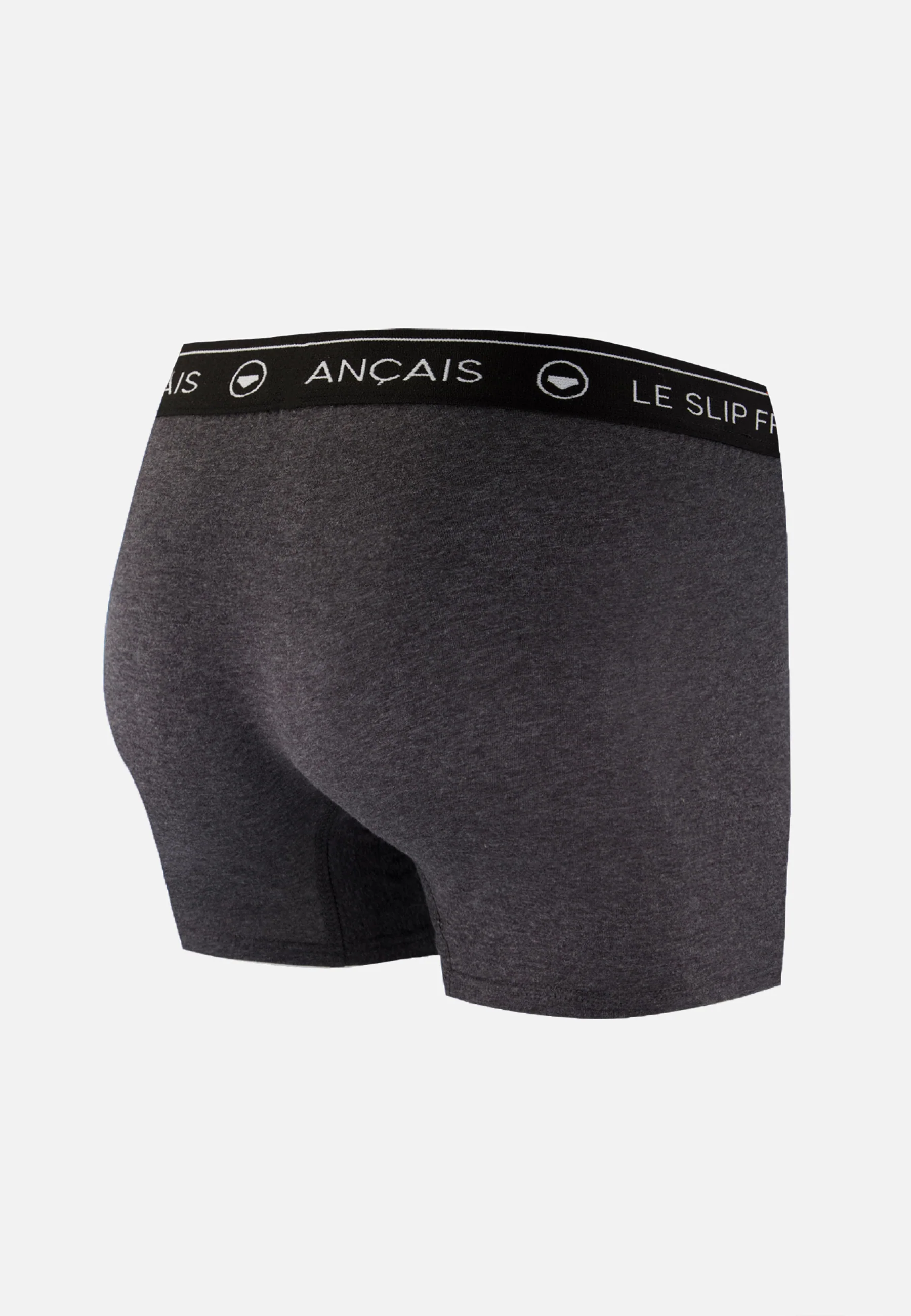 Boxer gris en coton - Redoutable Gris Anthracite - Image 8