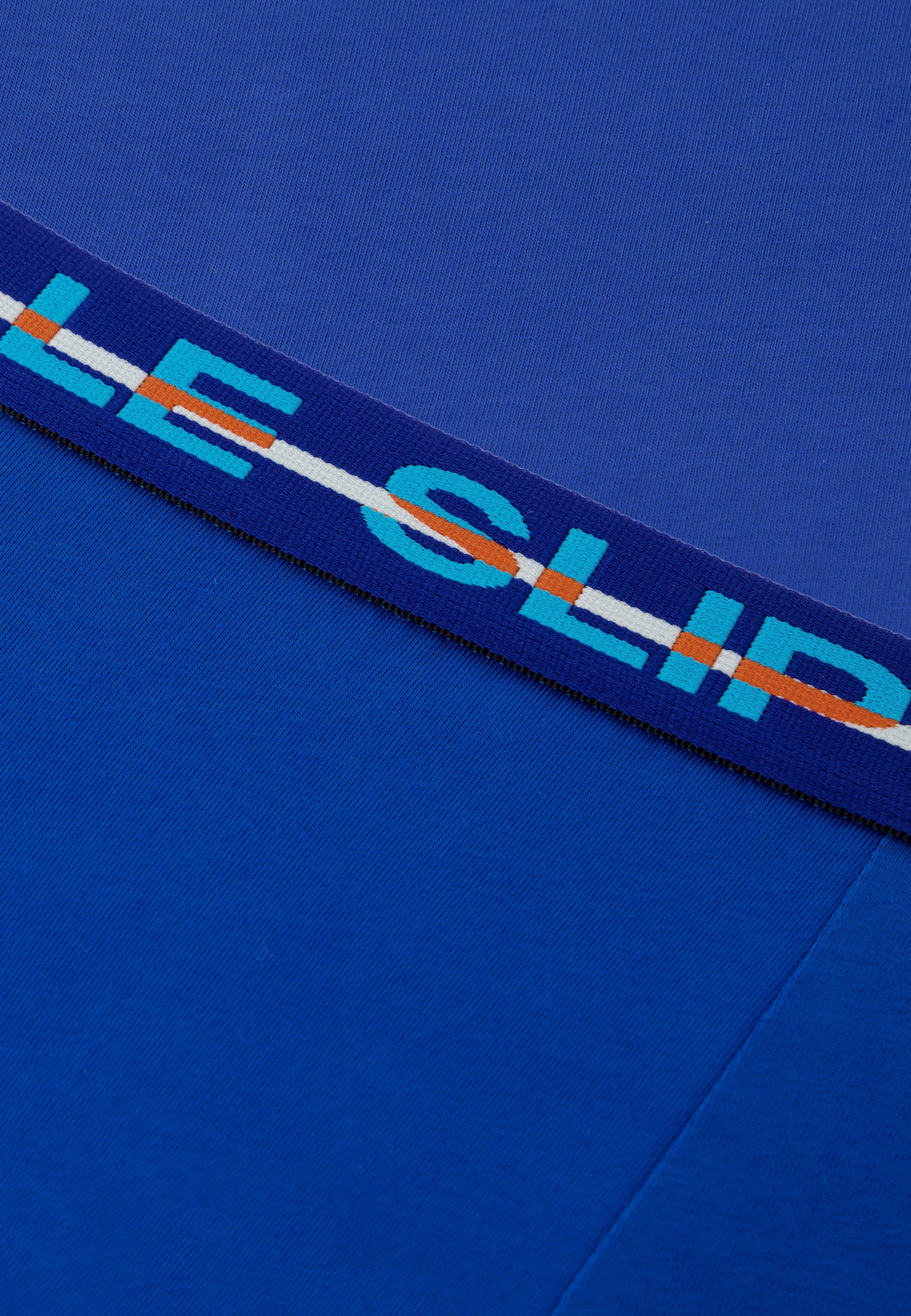 Boxer long bleu en coton - Redoutable Long Bleu Nautique - Image 6