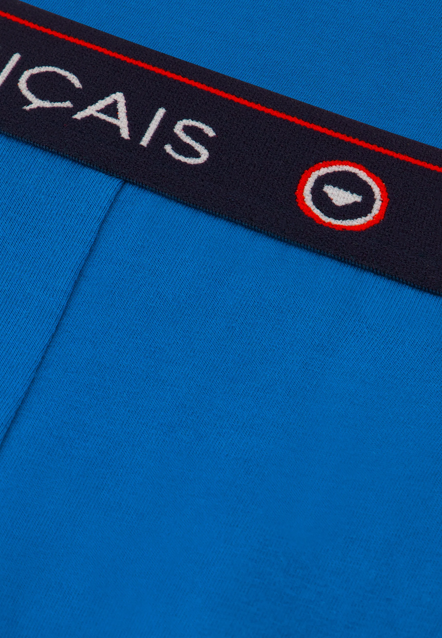 Boxer long bleu turquoise en coton - Redoutable Long Bleu Turquoise - Image 5