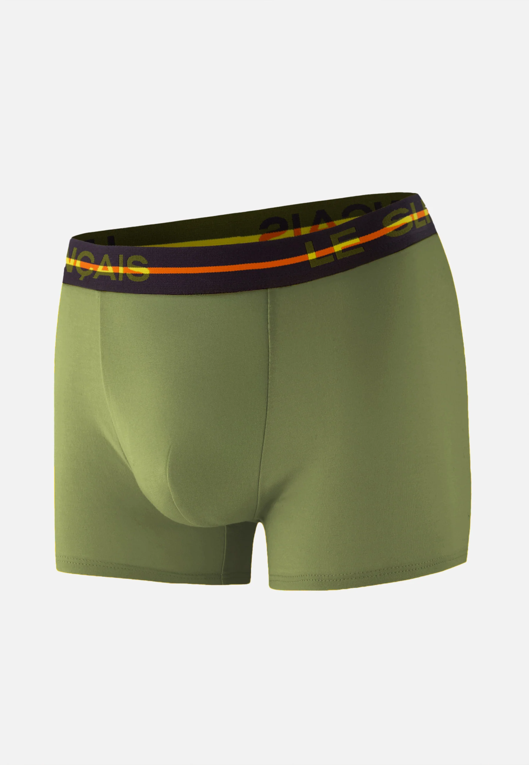 Boxer vert en coton - Redoutable Kaki Veronese