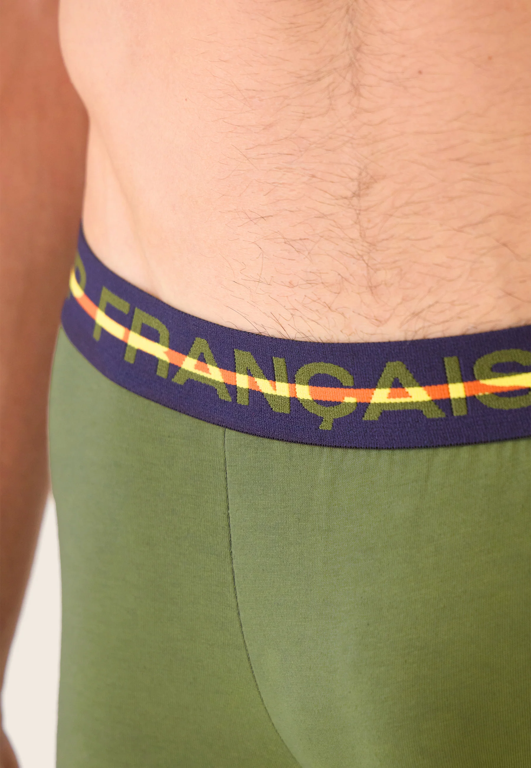 Boxer vert en coton - Redoutable Kaki Veronese - Image 4
