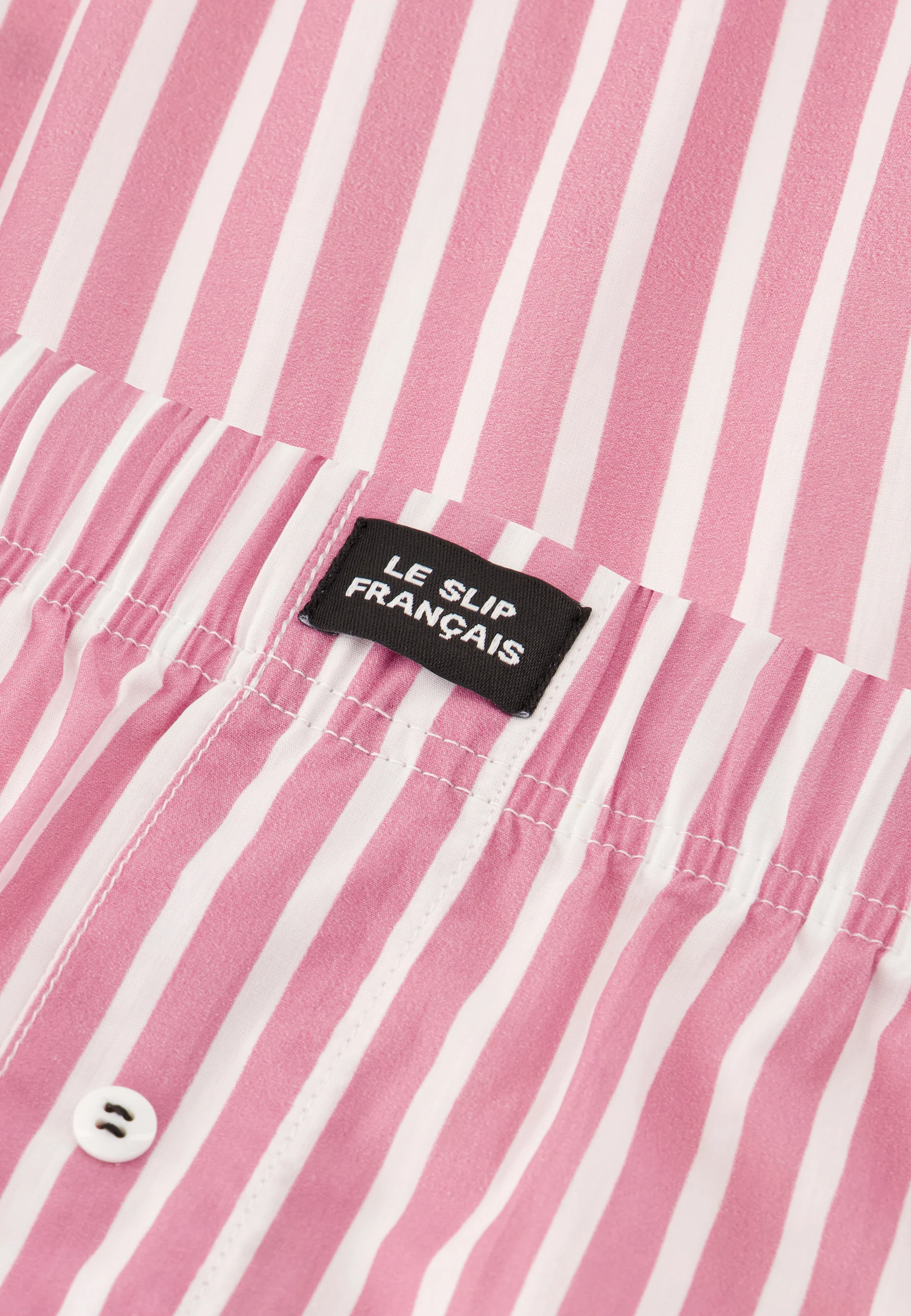 Caleçon à rayures rose en coton - Jacques Rayures Rose - Image 5
