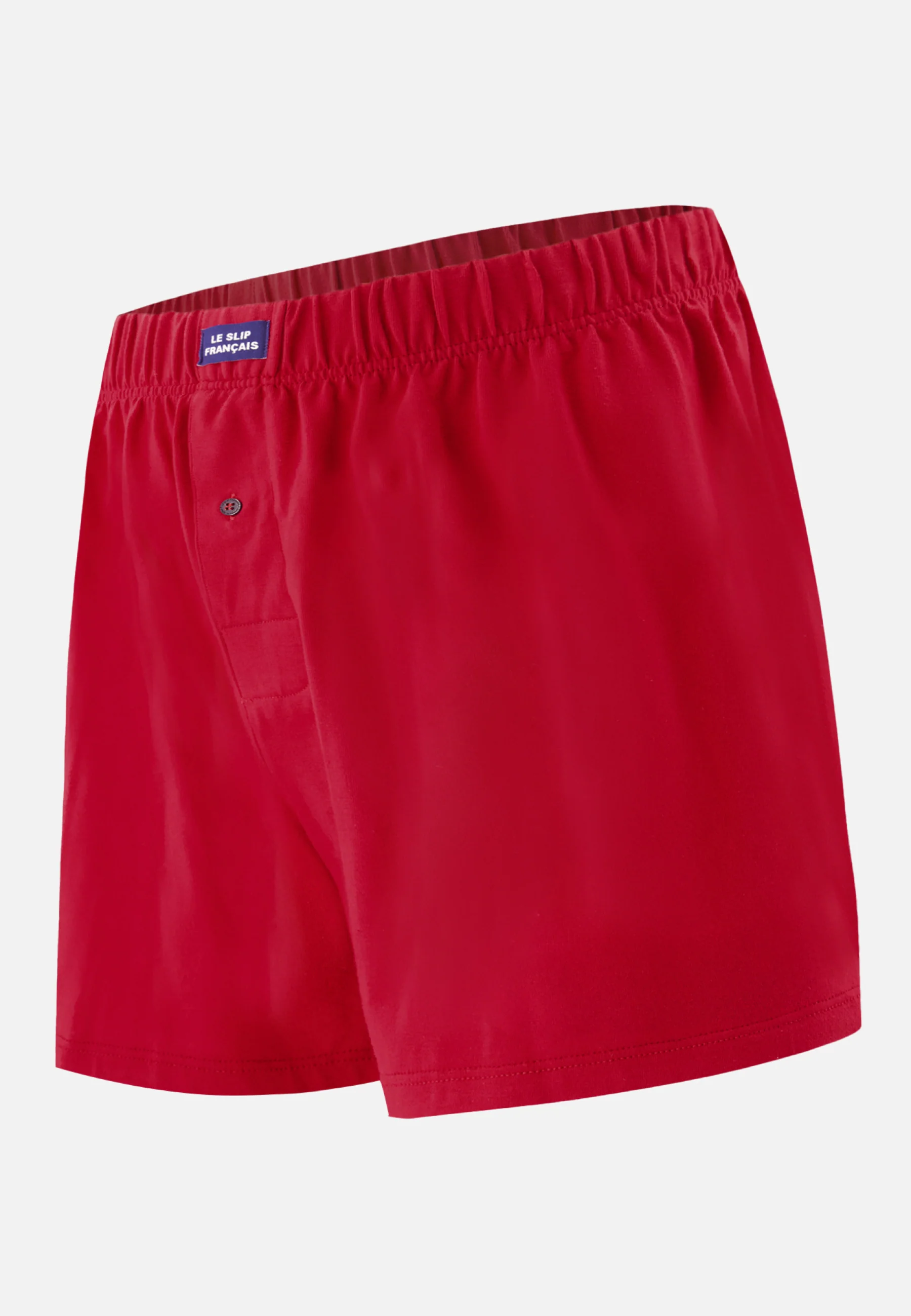 Caleçon rouge en jersey de coton - Fredo Rouge