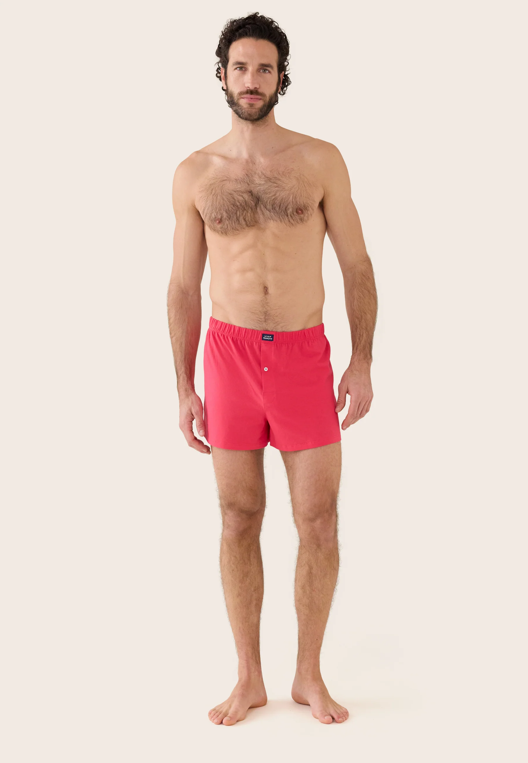 Caleçon rose en jersey de coton - Fredo Rose Cerise - Image 6