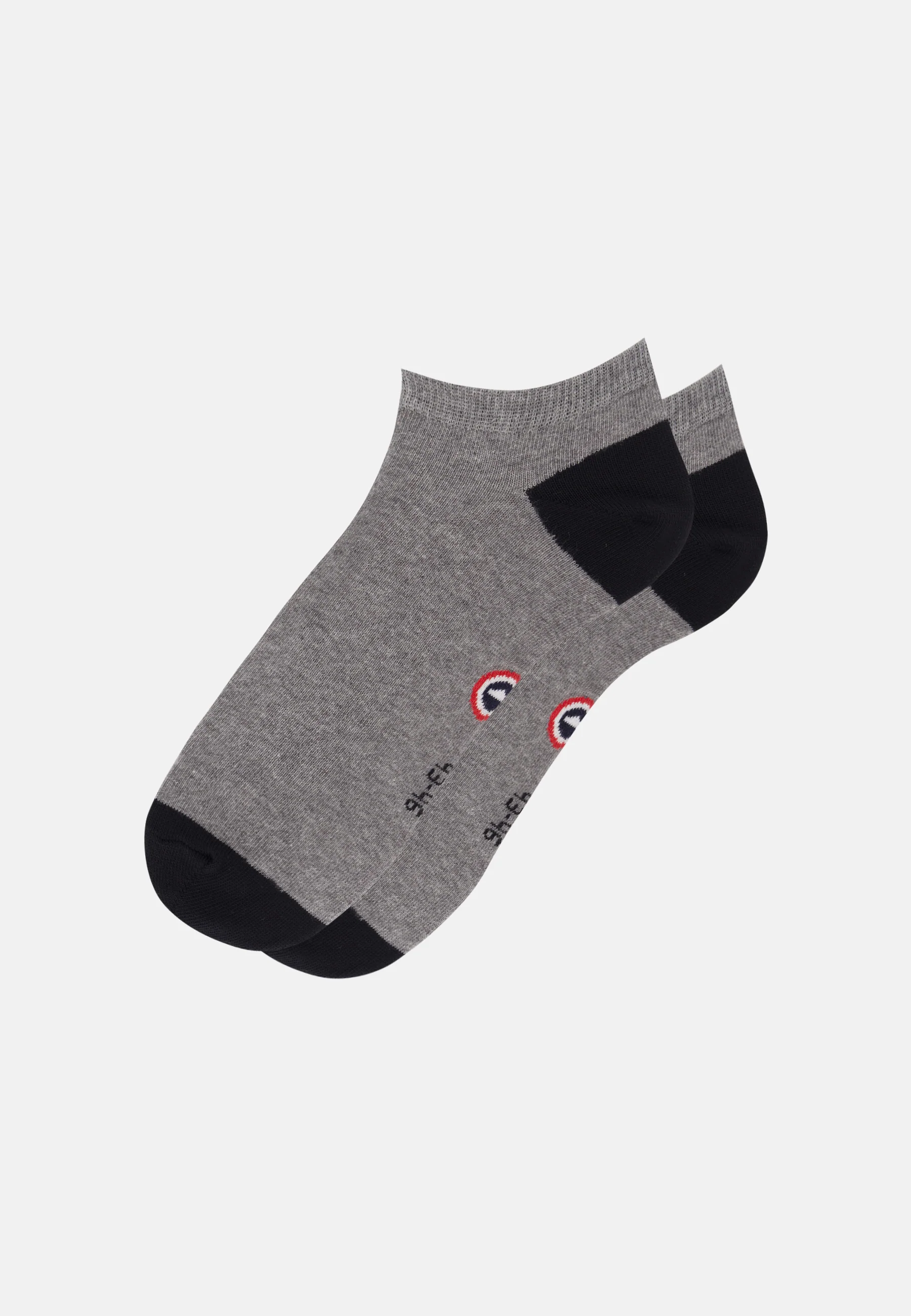 Chaussettes basses gris et noires - Tonnerre Gris Anthracite Noir