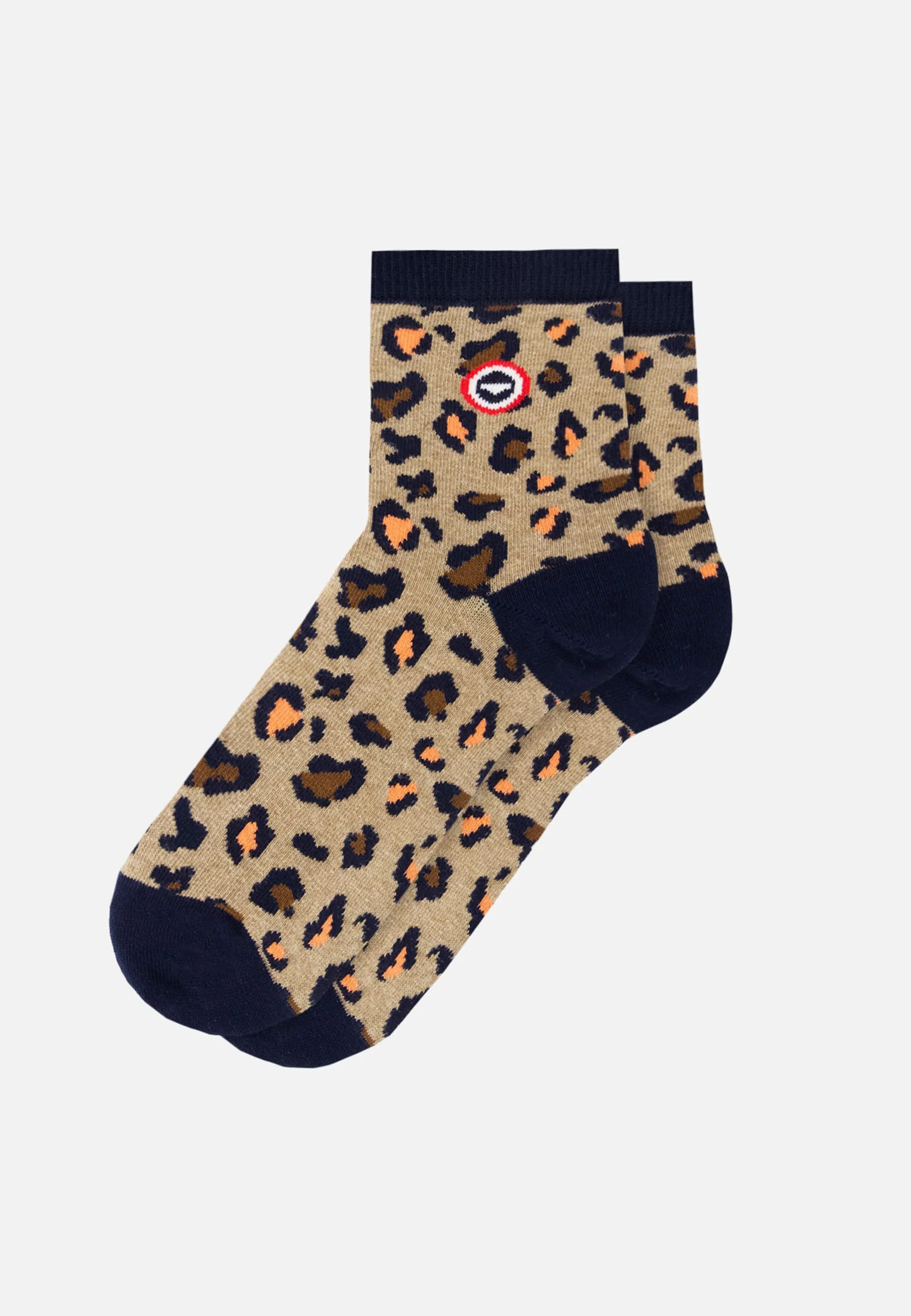 Chaussettes mi-hautes femme à motif léopard - Lucie Léopard - Image 4