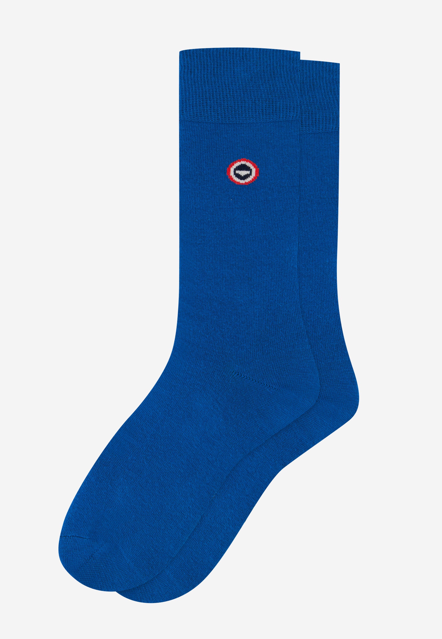 Chaussettes mi-hautes unies bleu turquoise - Robuste Bleu Turquoise