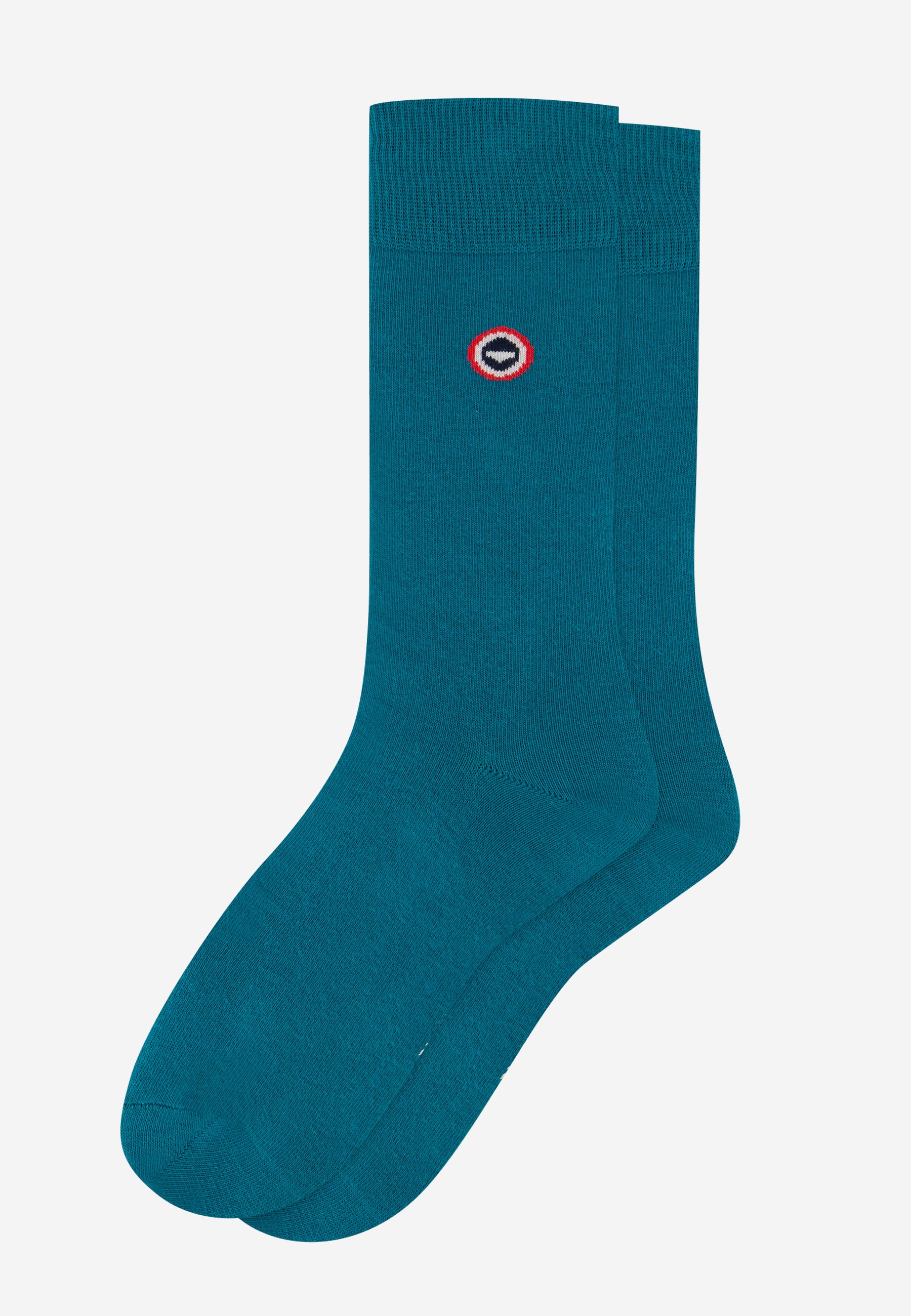 Chaussettes mi-hautes unies topaz - Robuste Topaz