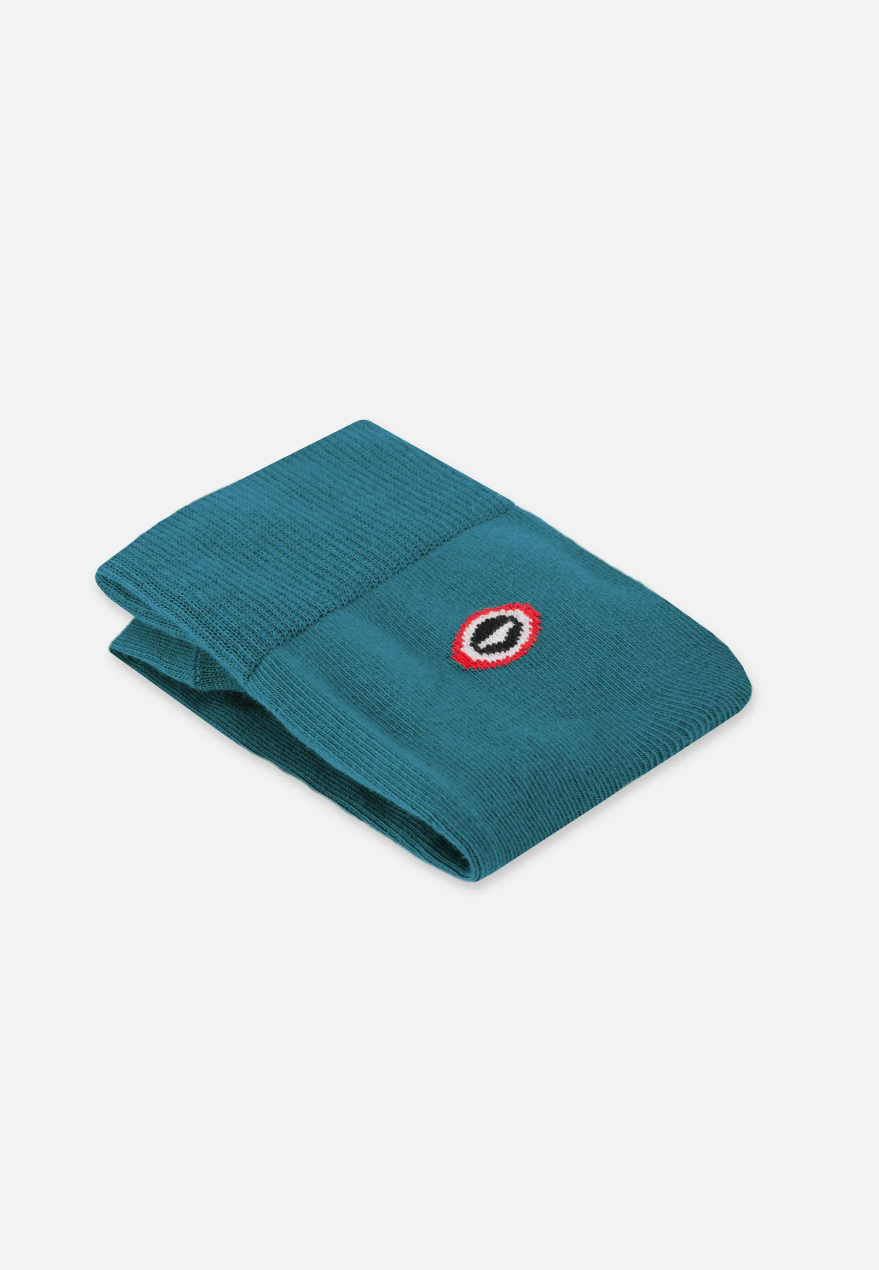 Chaussettes mi-hautes unies bleu - Robuste Bleu Canard - Image 5