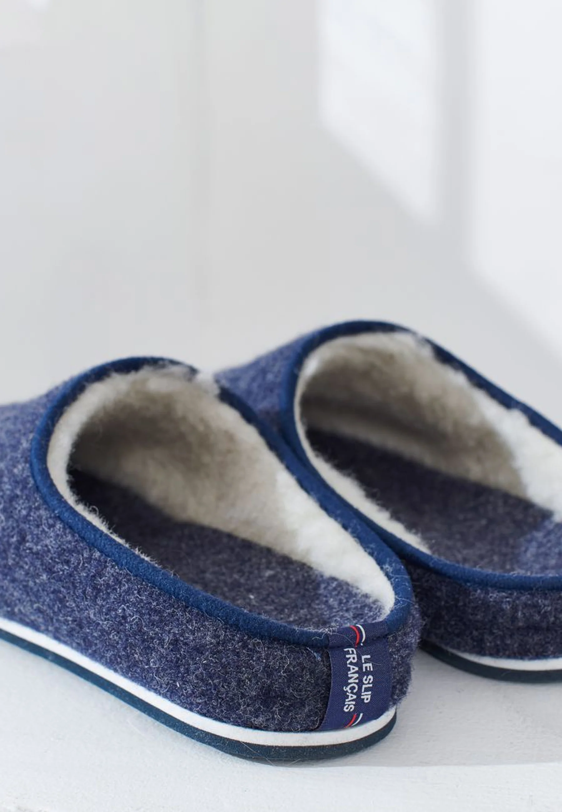Chaussons d'intérieur en laine - Claude Marine - Image 7