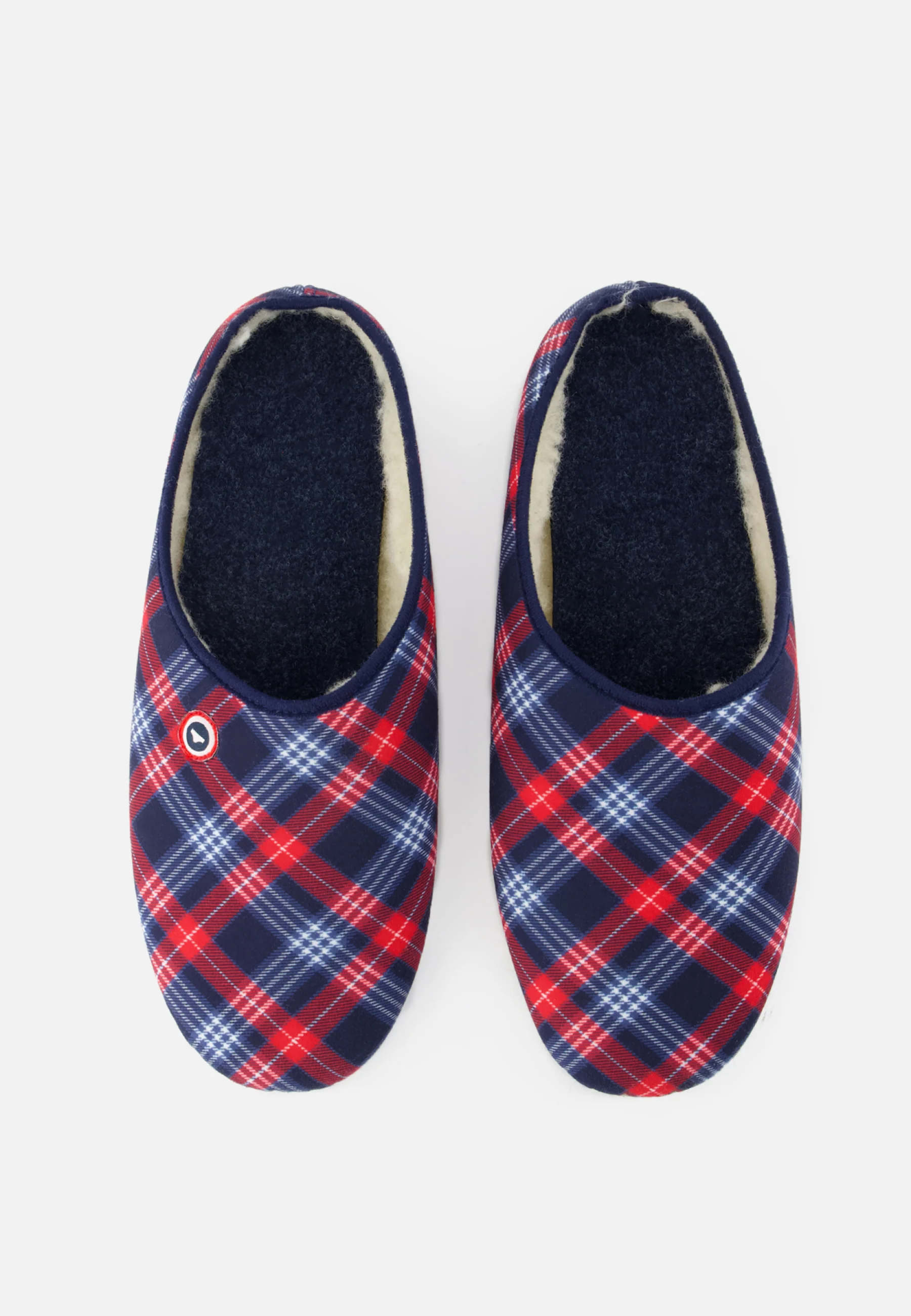 Chaussons d'intérieur en laine - Claudio Tartan - Image 3