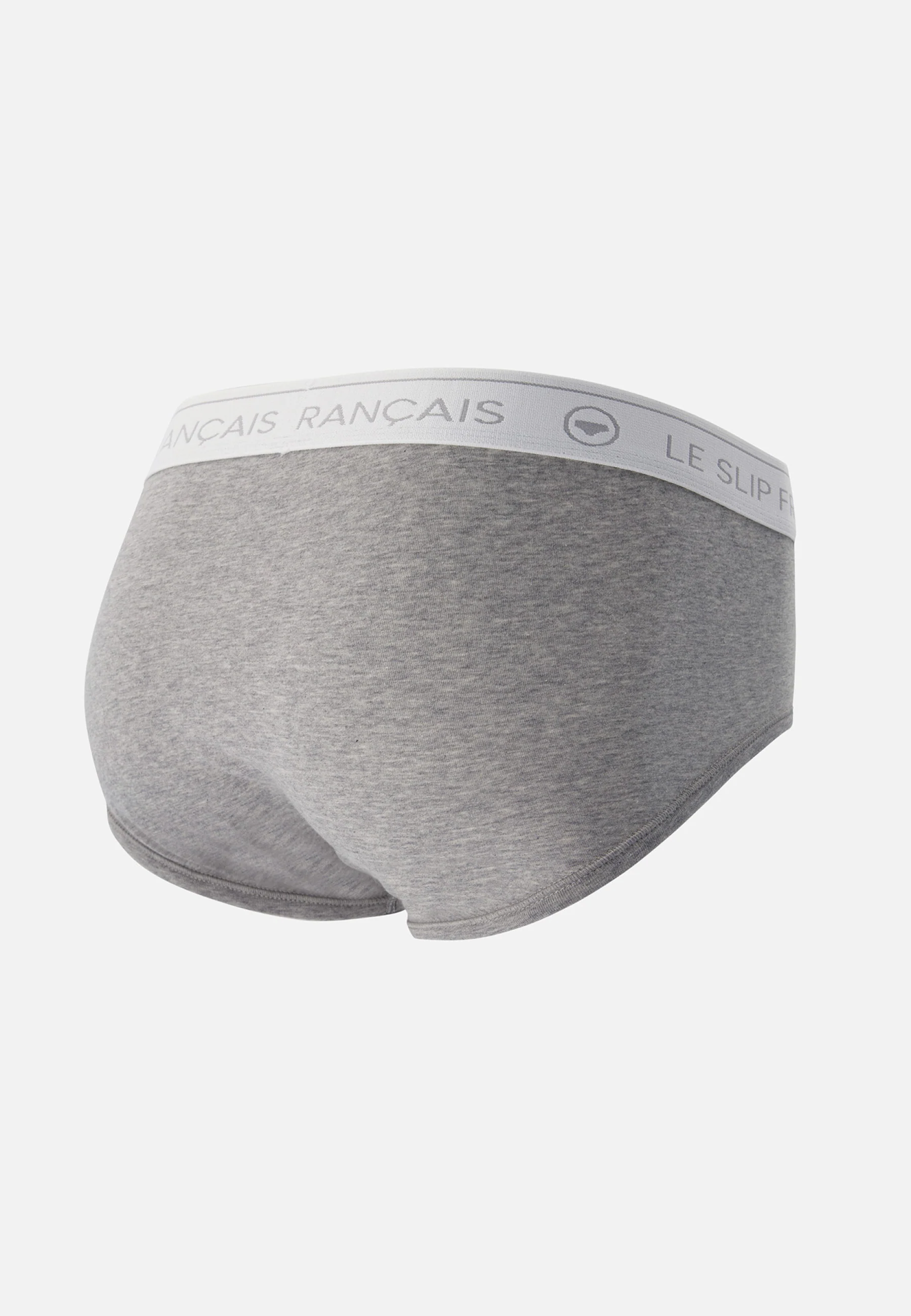 Slip gris en coton - Intrépide Gris Chiné - Image 5