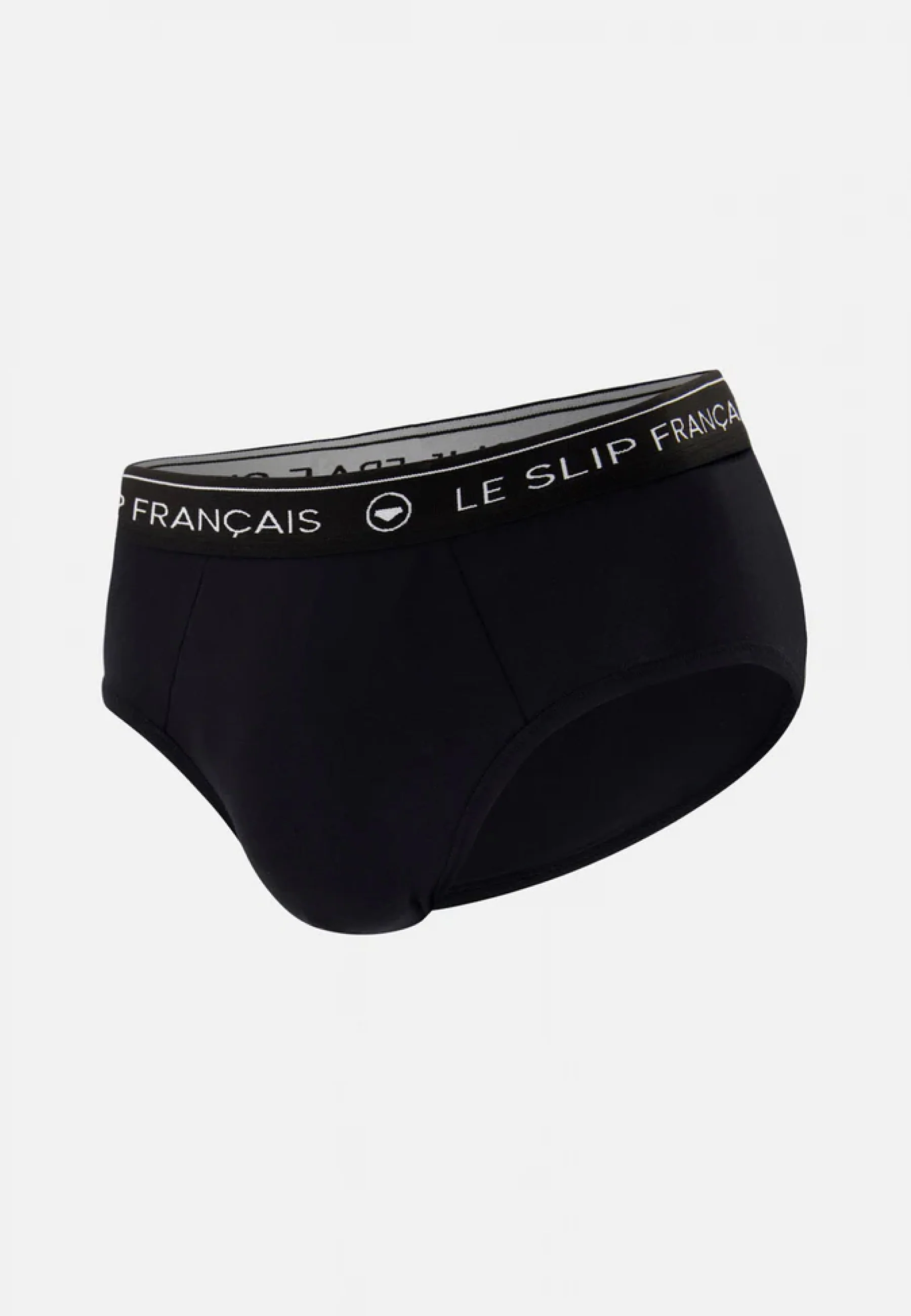 Slip noir en coton - Intrépide Noir
