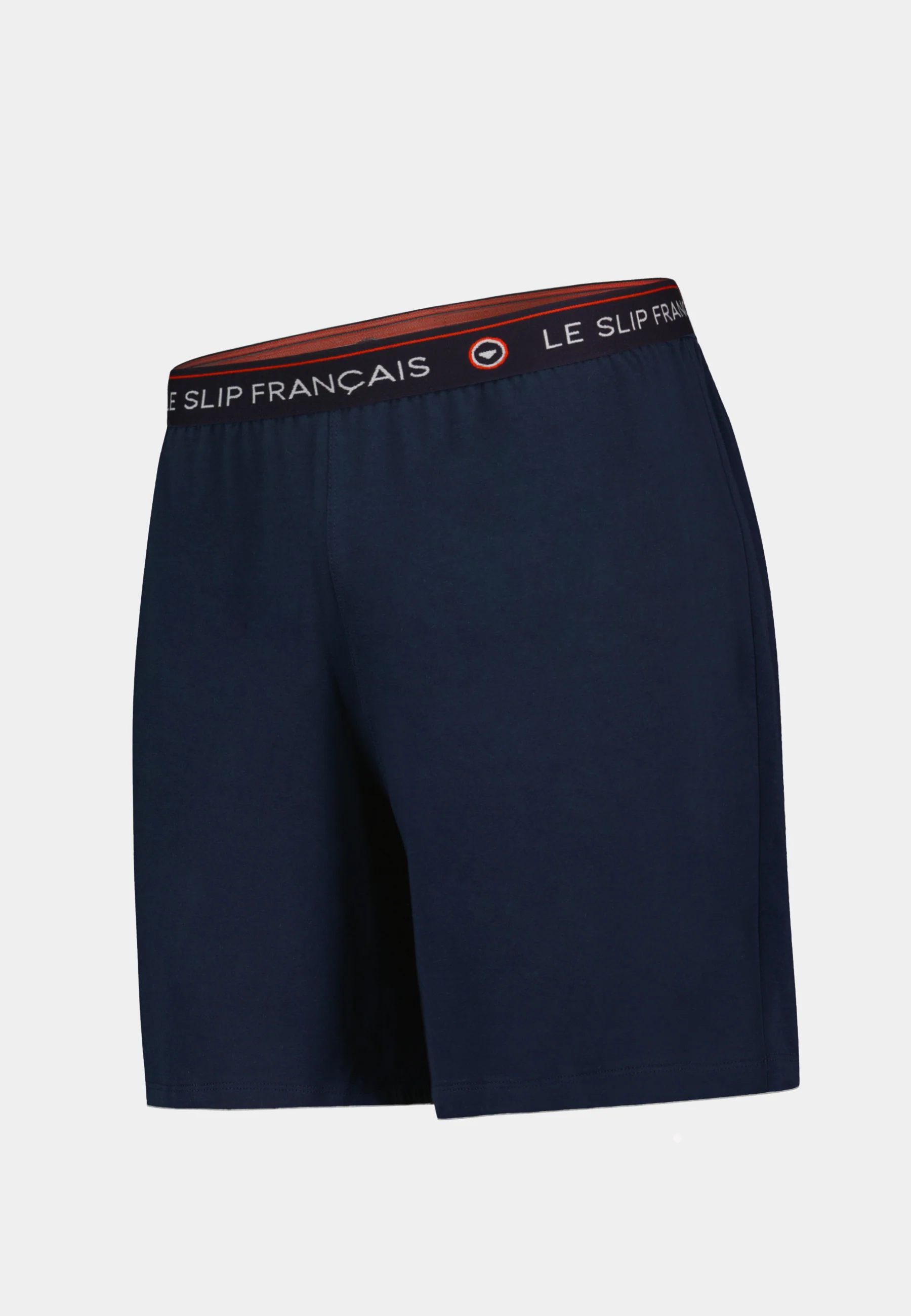 Bas de pyjama court bleu marine en coton - Invincible Marine Lsf - Image 3