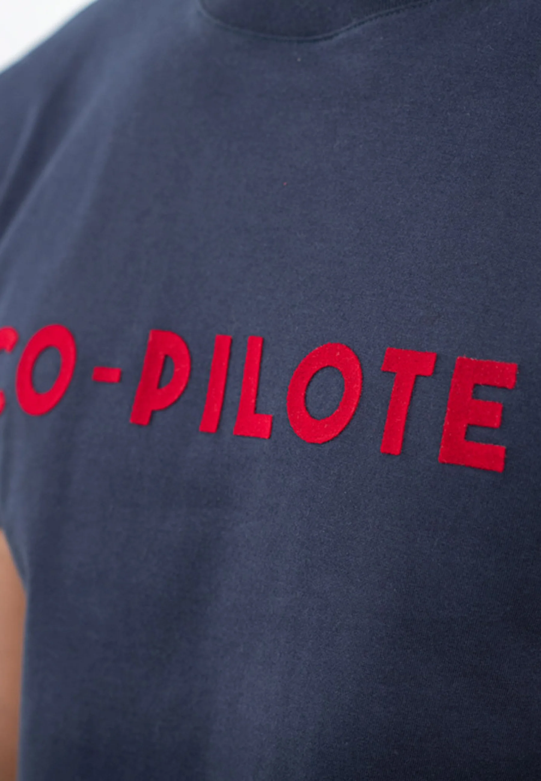T-shirt col rond en coton - Jean-F Copilote - Image 3