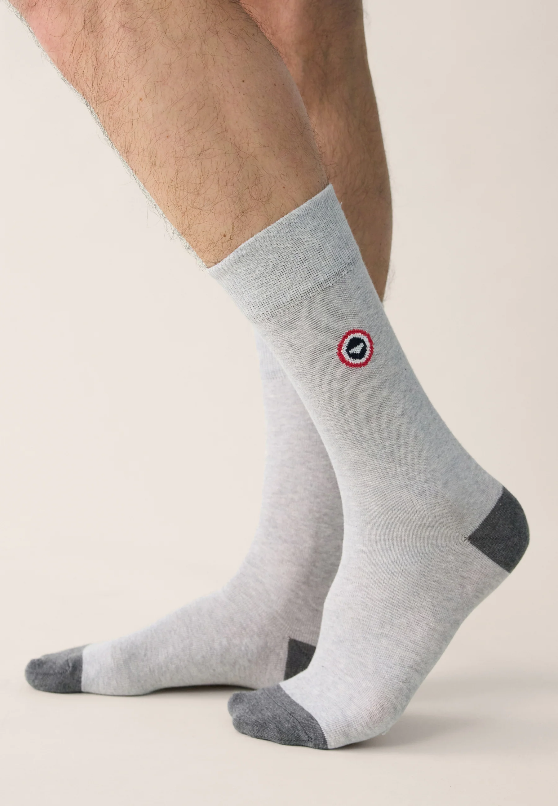 Lot de 10 chaussettes mi-hautes en coton - Chaussettes Marinière, Bleu Nautique, Vert Azur, Marine, Blanc, Marine Rayures Blanches, Marine Rayures Acier, Acier, Gris Anthracite et Gris Clair - Image 7