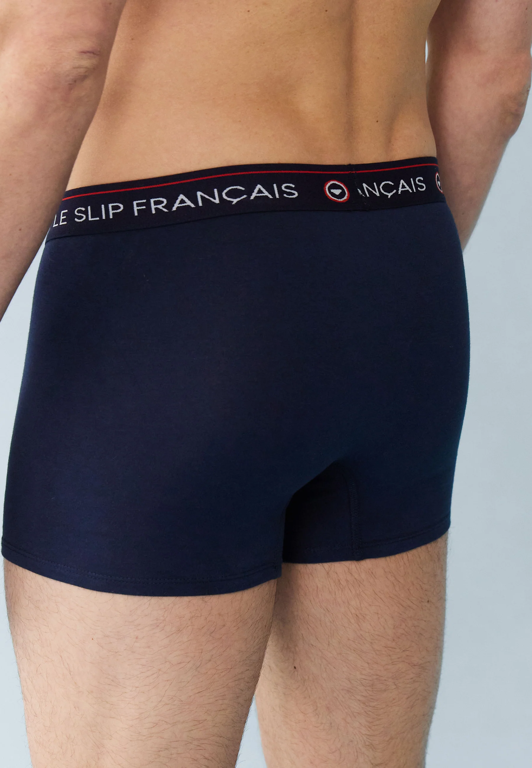 Lot de 2 boxers en coton - Boxers Marine Bleu Jean - Image 5