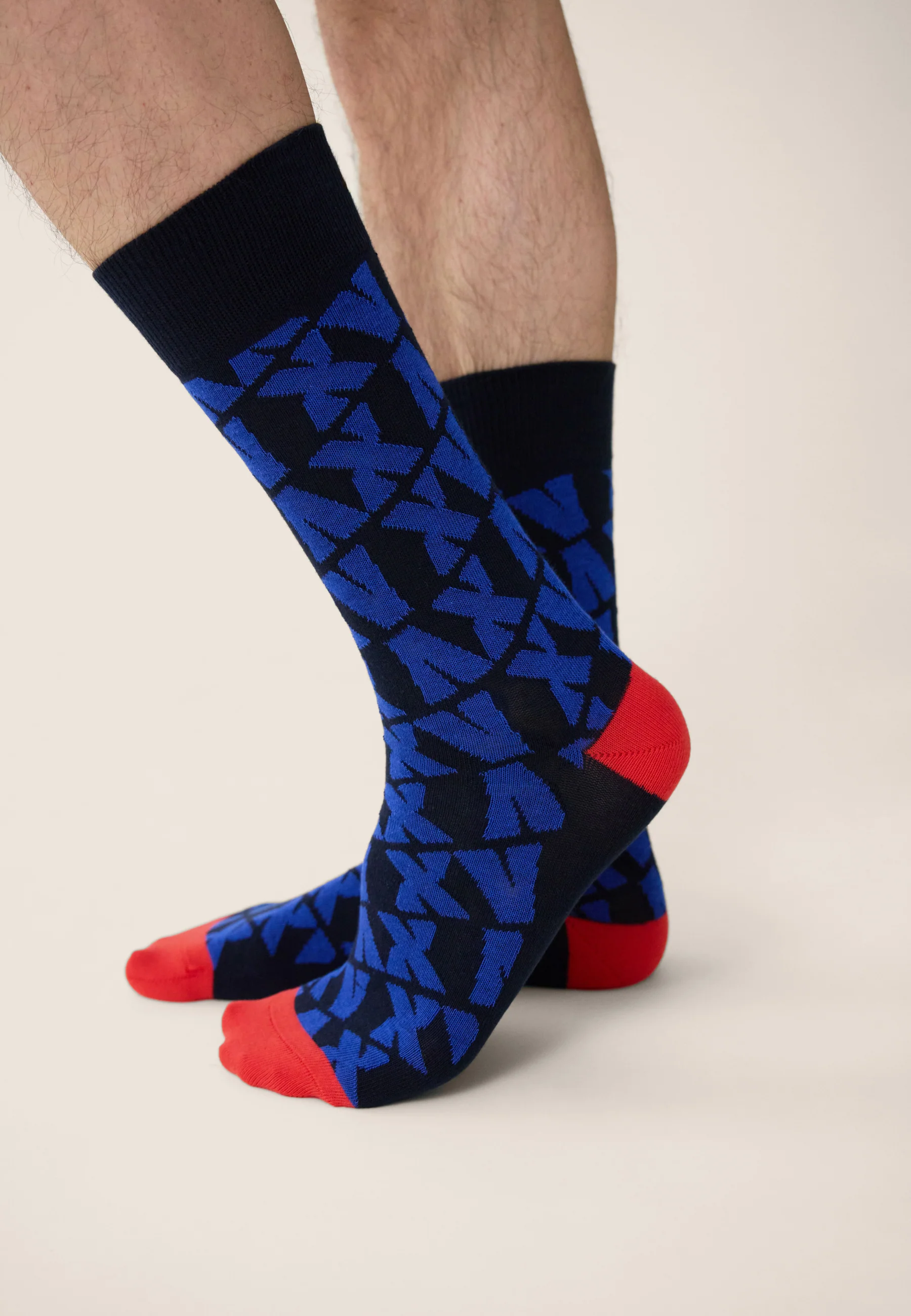 Lot de 2 chaussettes mi-hautes en coton - Chaussettes XV De France Indigo Marine - Image 2