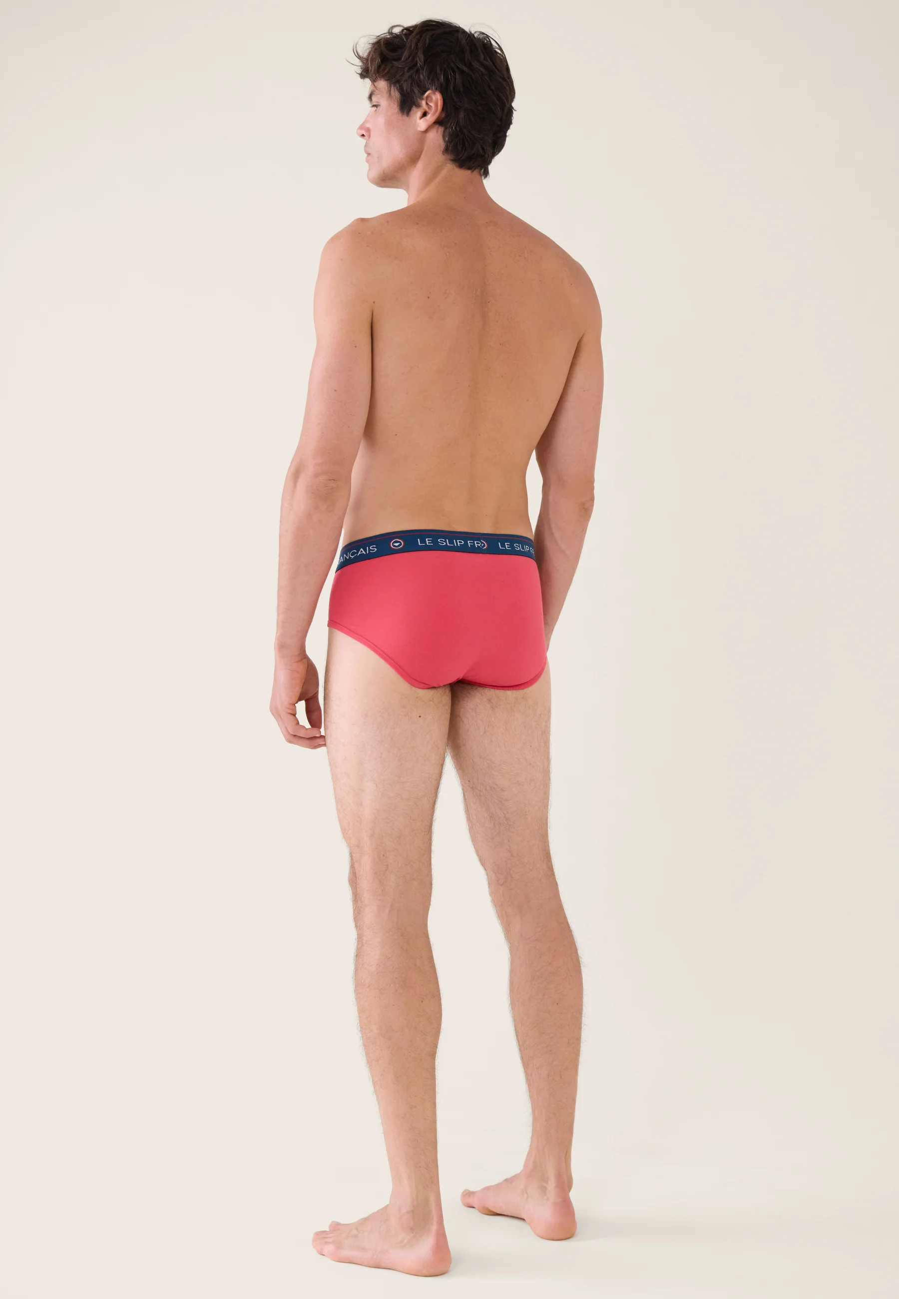 Lot de 3 slips en coton - Slips Marine Jasmin Bleu Canard Rose Cerise - Image 6