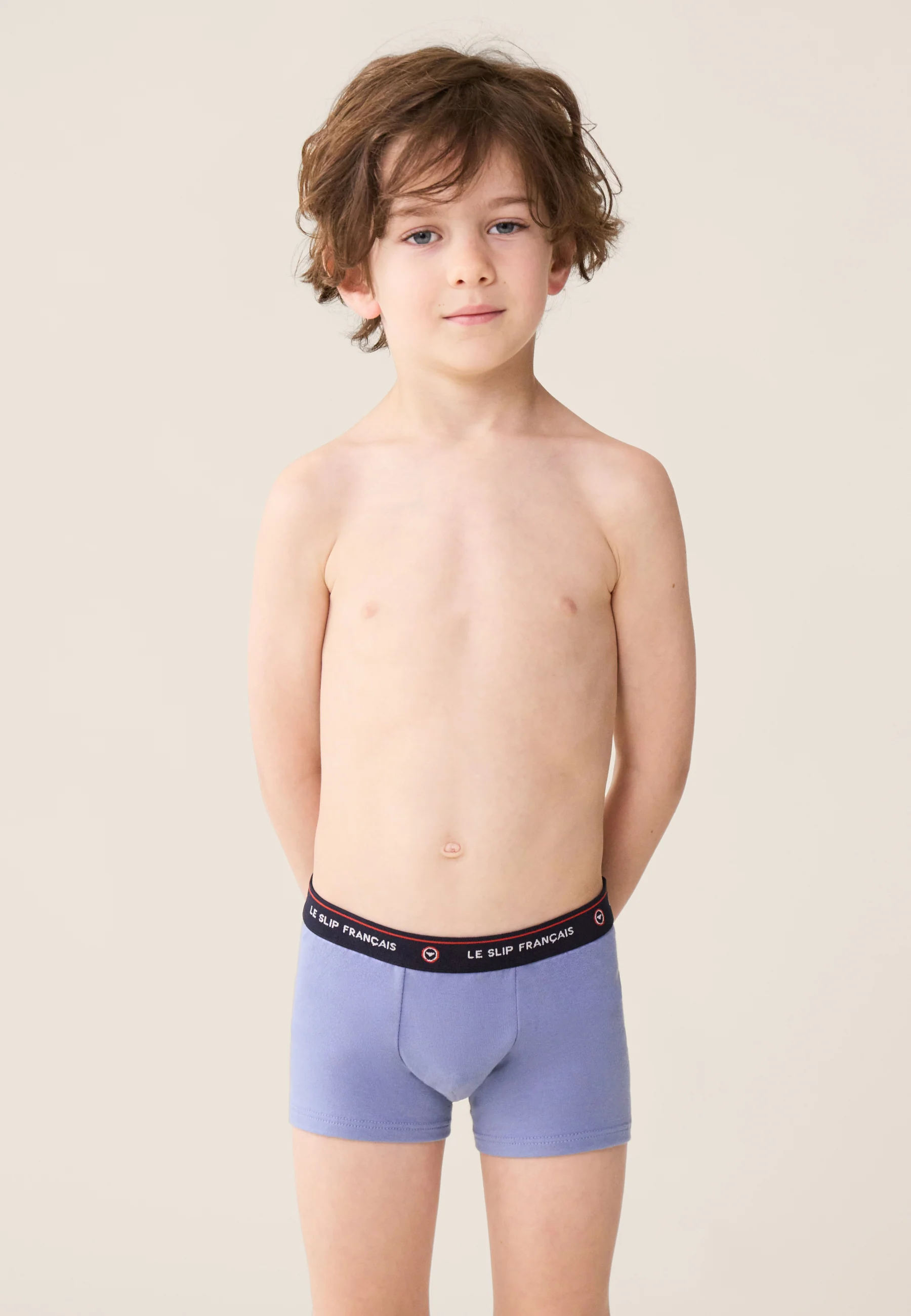 Lot de 7 Boxers Enfant en coton - Boxers  Rouge Rayure Tricolore Marine Rayure Bleu Blanc Rouge Blanc Bleu Jean Tournesol - Image 6