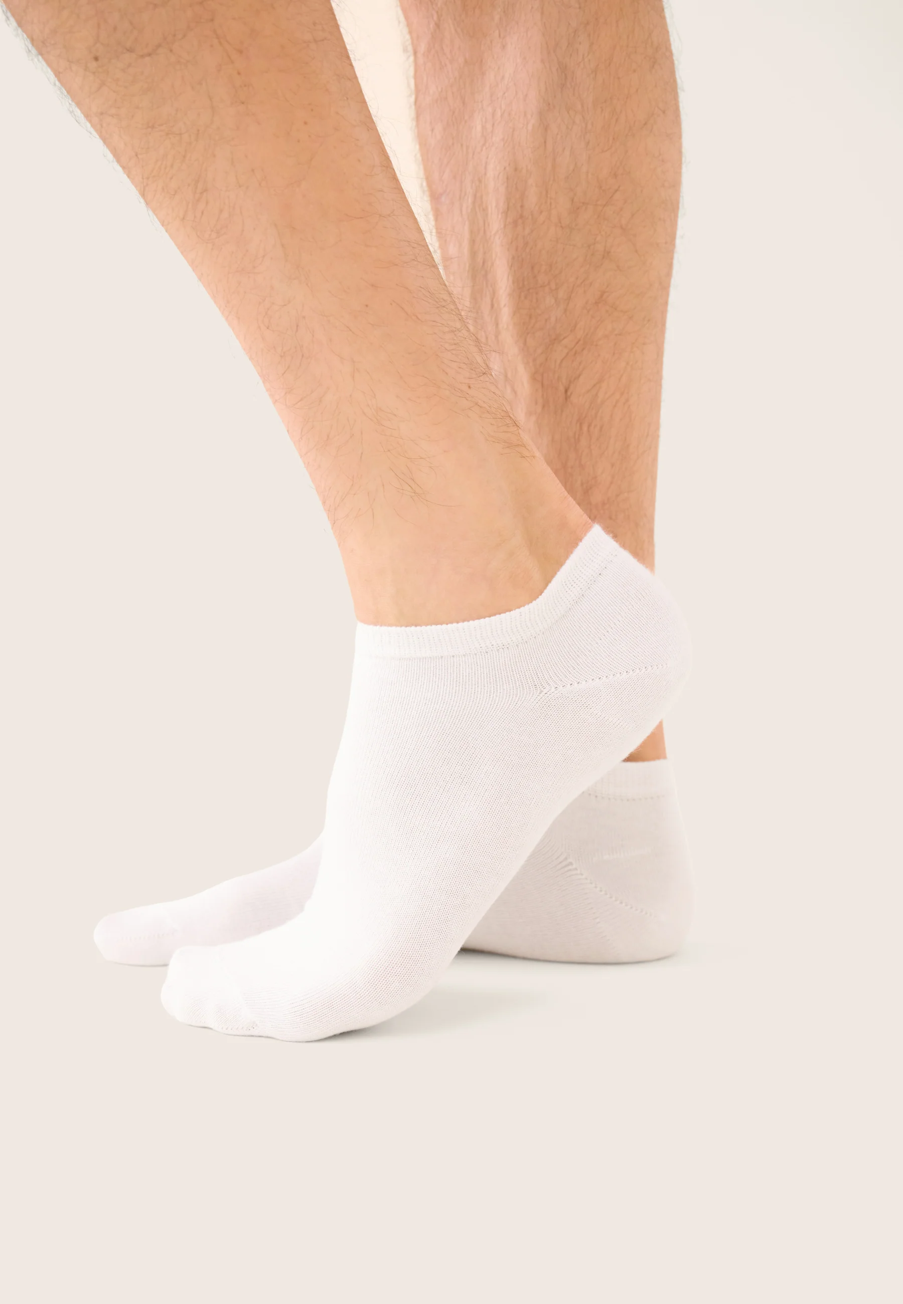 Lot de 7 chaussettes basses en coton - Chaussettes Blanches - Image 2