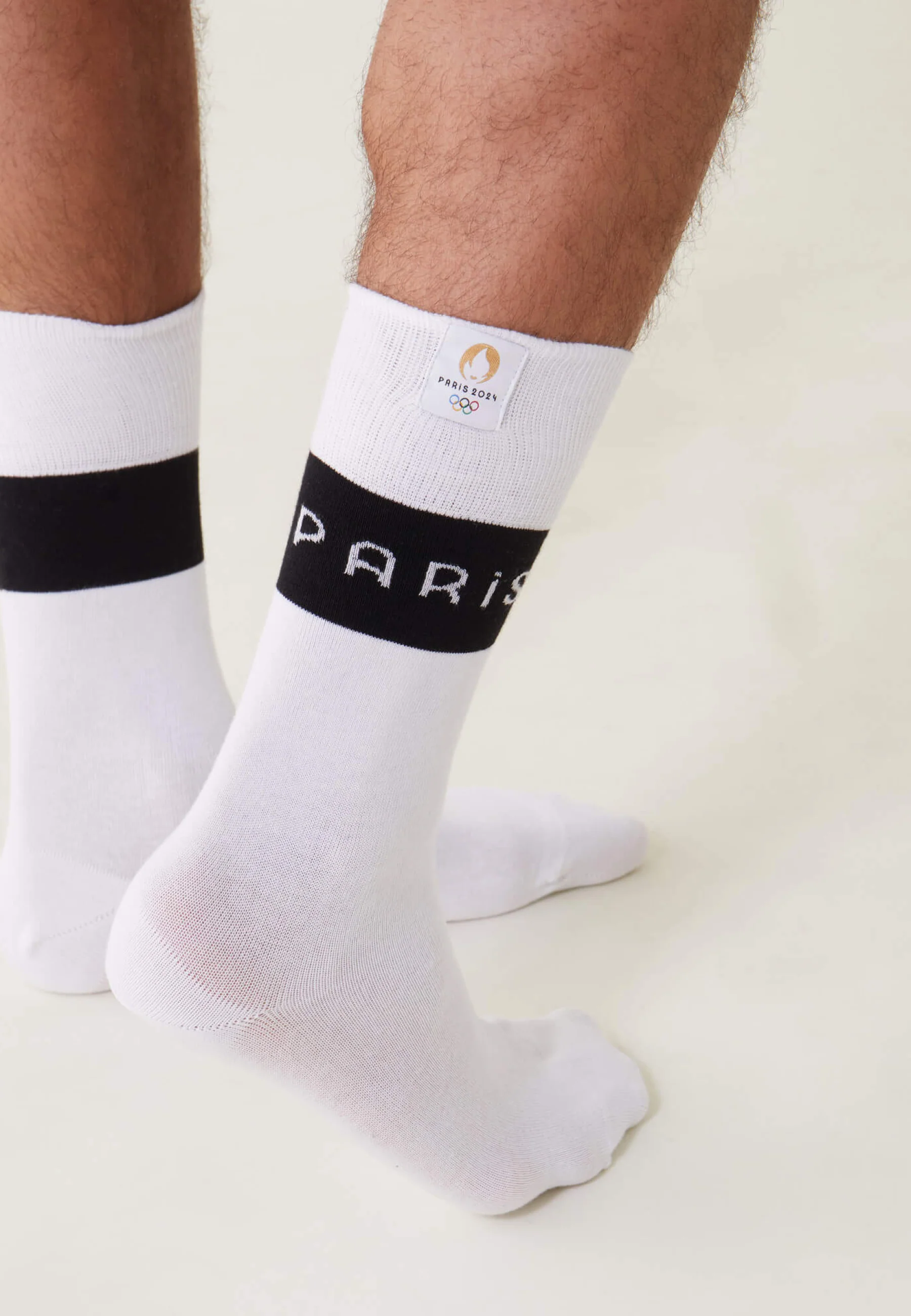 Chaussettes mi-hautes en coton - Lucas Blanc Paris 2024 - Image 5