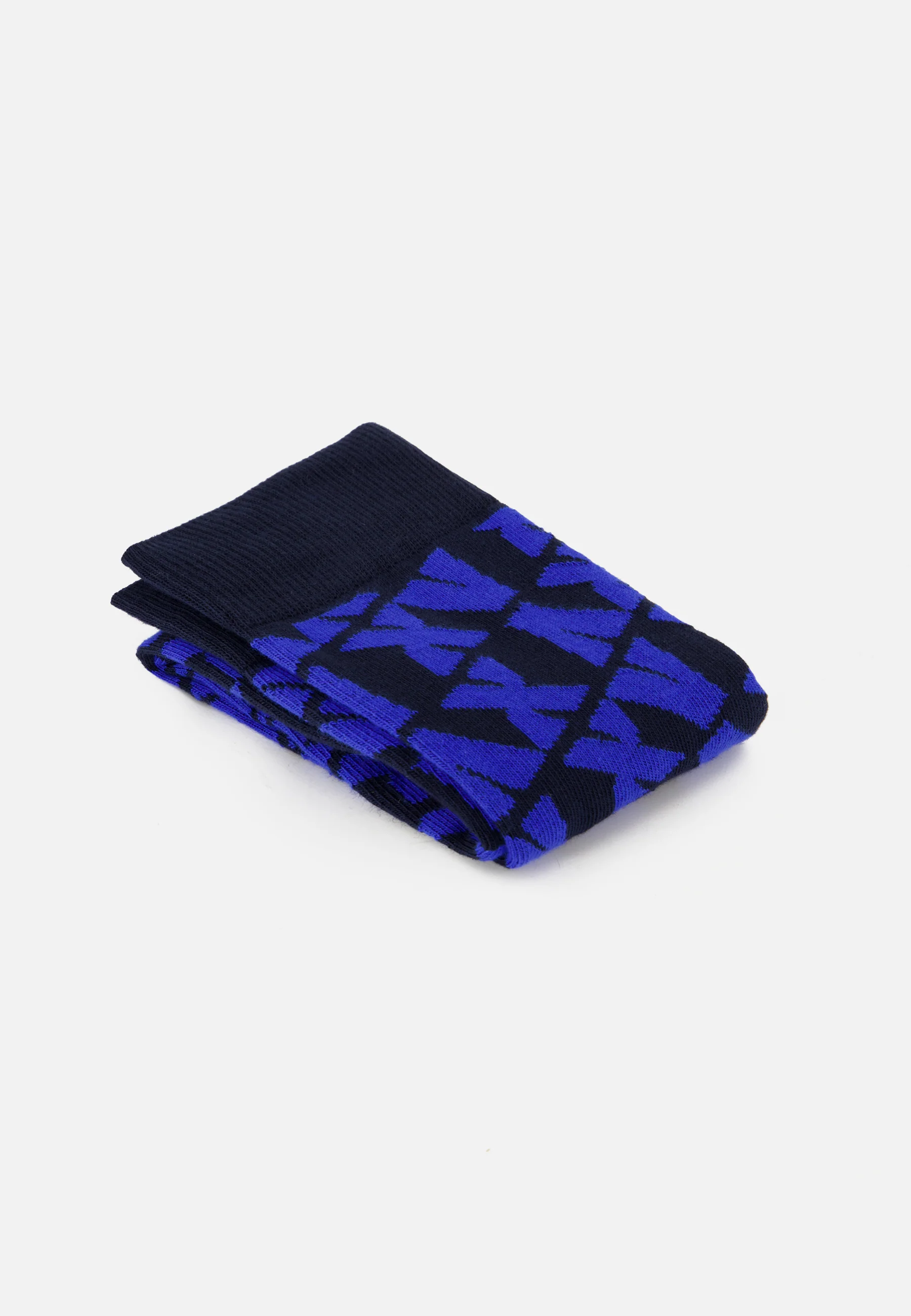 Chaussettes mi-hautes en coton - Lucas XV de France Indigo - Image 4