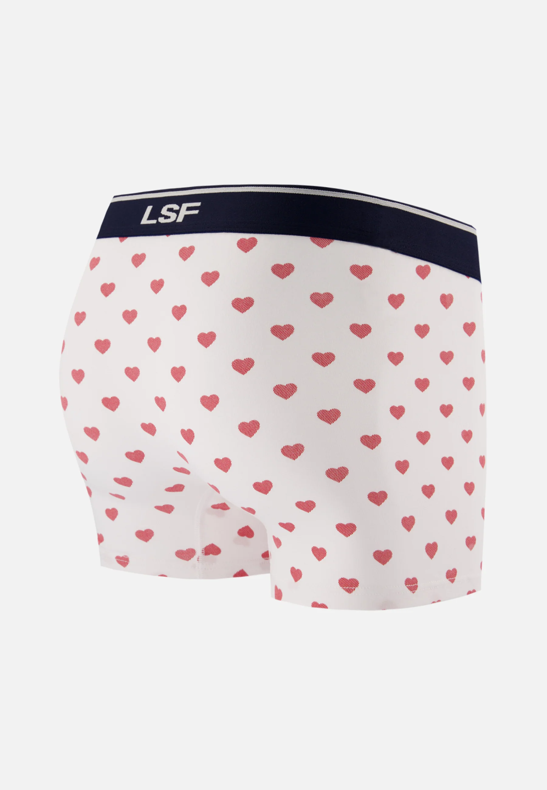 Boxer à coeur rouge en coton - Marius Petit Coeur Rouge Cerise - Image 6