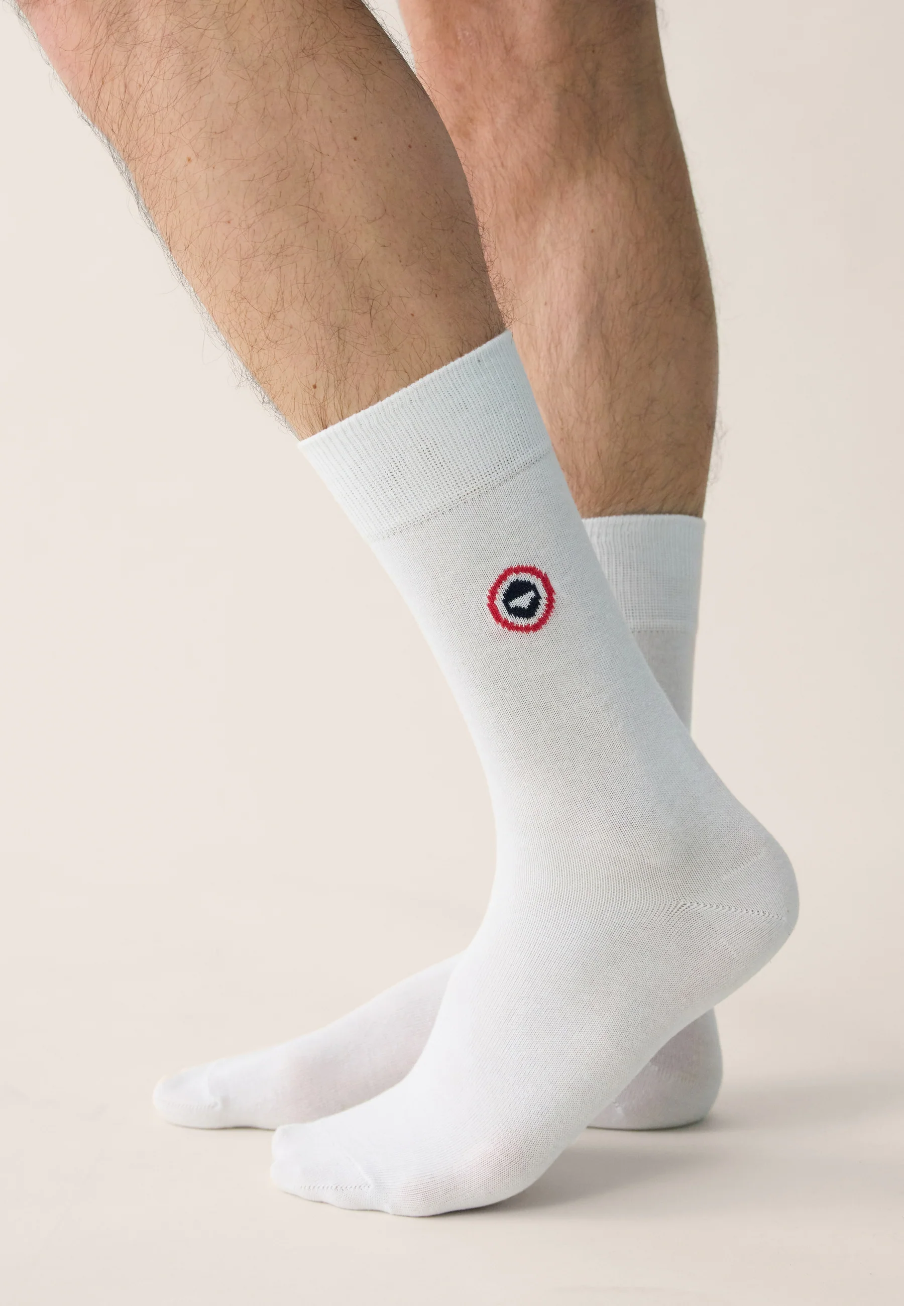 Lot de 10 chaussettes mi-hautes en coton - Chaussettes Gris Anthracite Noir Gris Clair Blanc Marine Acier Rouge Cerise Rayures - Image 6