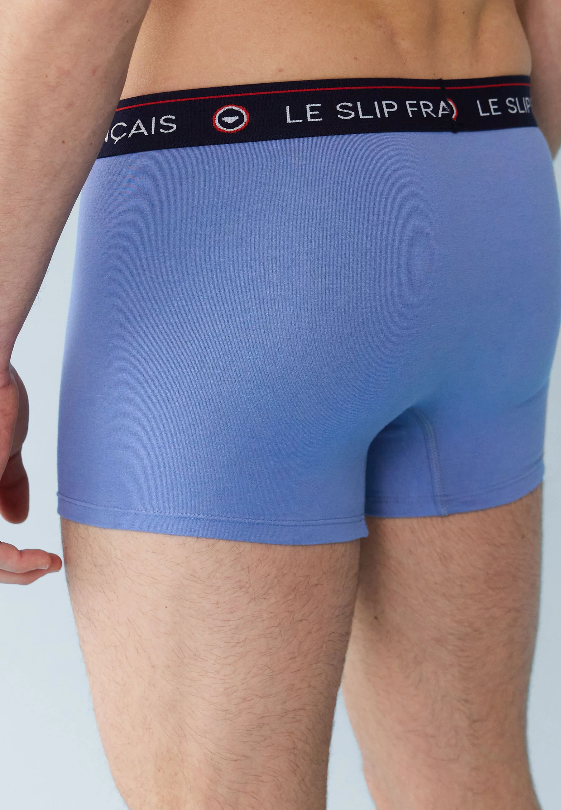 Lot de 6 boxers en coton - Boxers Bleu Marine Noir Bleu - Image 7