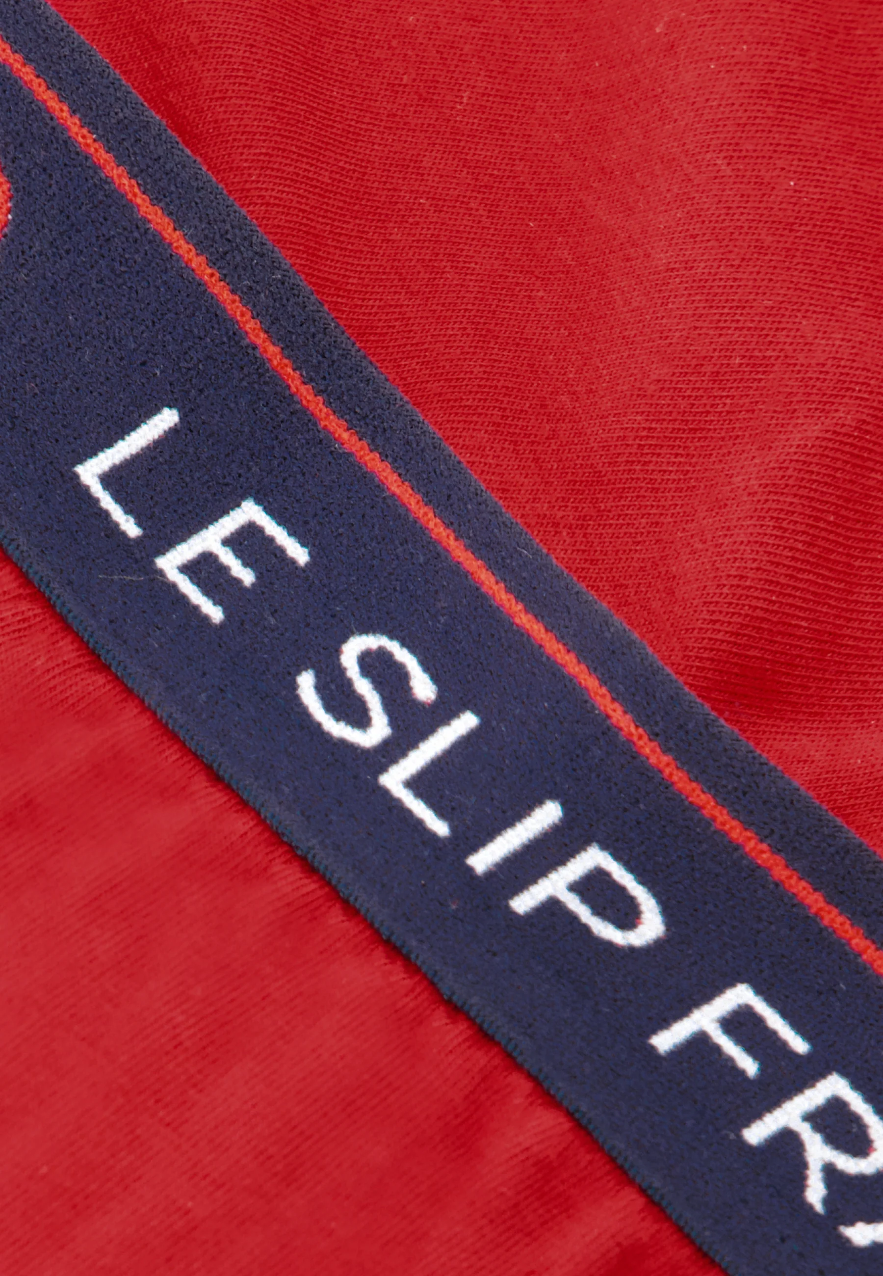 Lot de 5 slips en coton - Slips Noir Bleu Bleu Marine Gris Chiné Rouge - Image 12