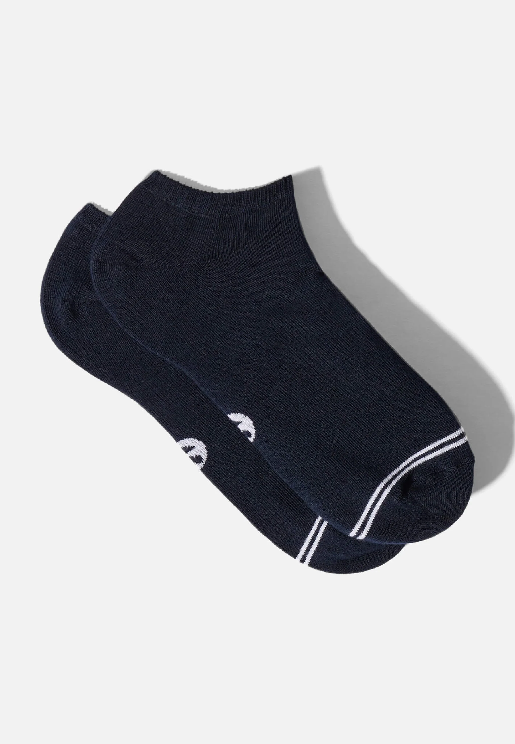 Lot de 5 paires de chaussettes basses - Mariniere Marine Gris Chine Blanc Noir - Image 6