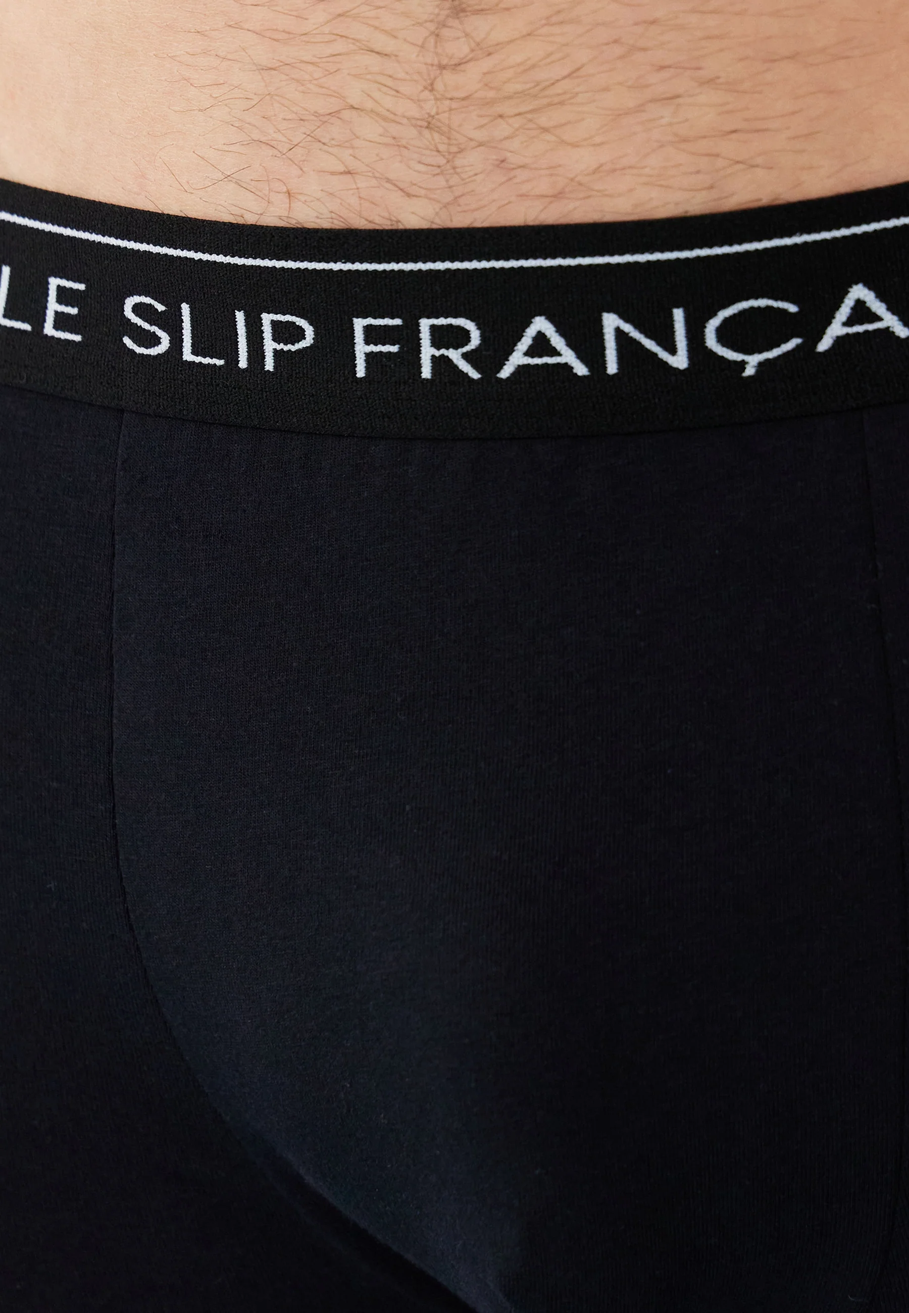Lot de 10 boxers bleu marine et noir en coton - Boxers Marine Noir - Image 5