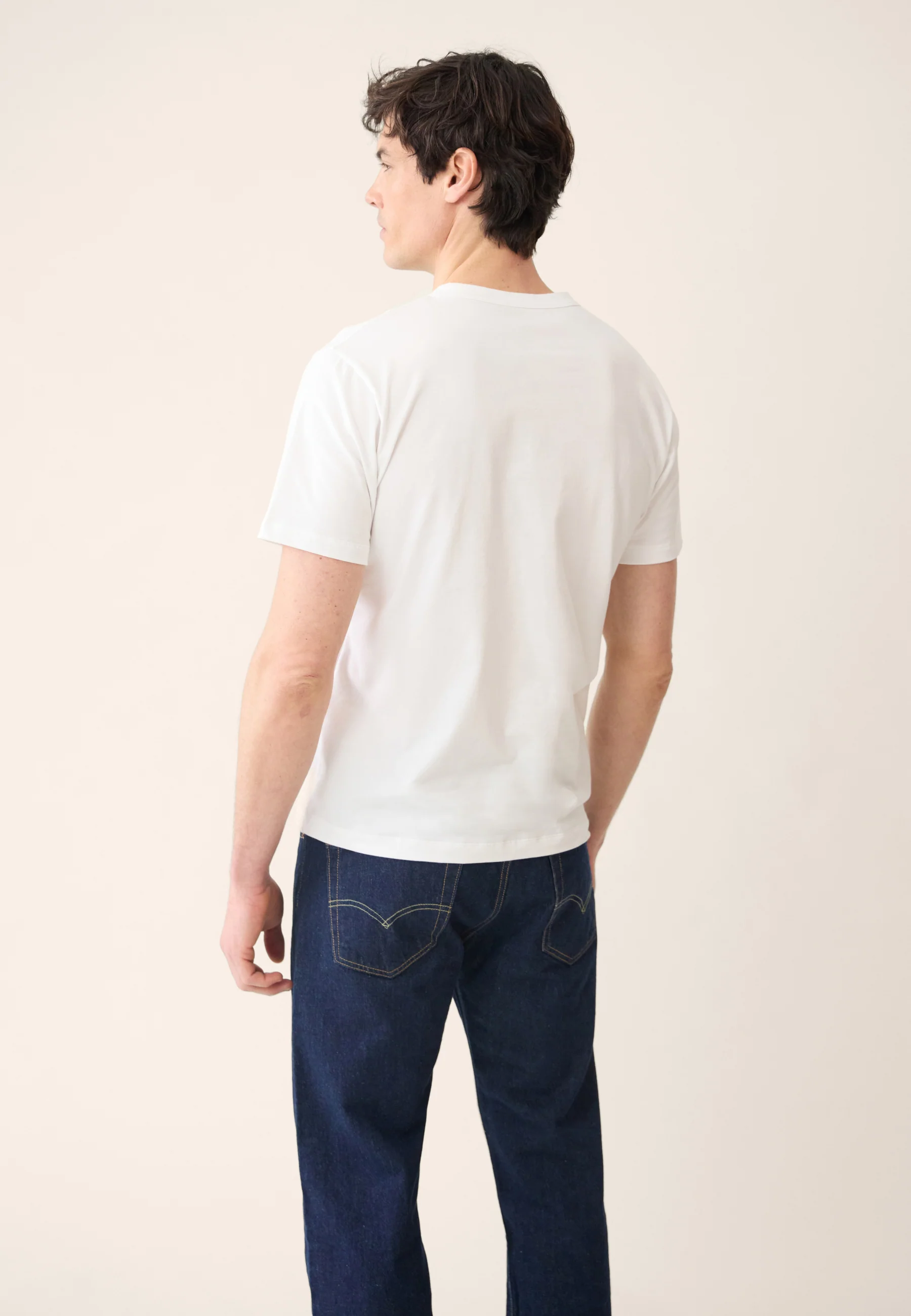 Lot de 2 T-shirts manches courtes en coton - T-shirts manches courtes Formidable Marine Blanc - Image 3