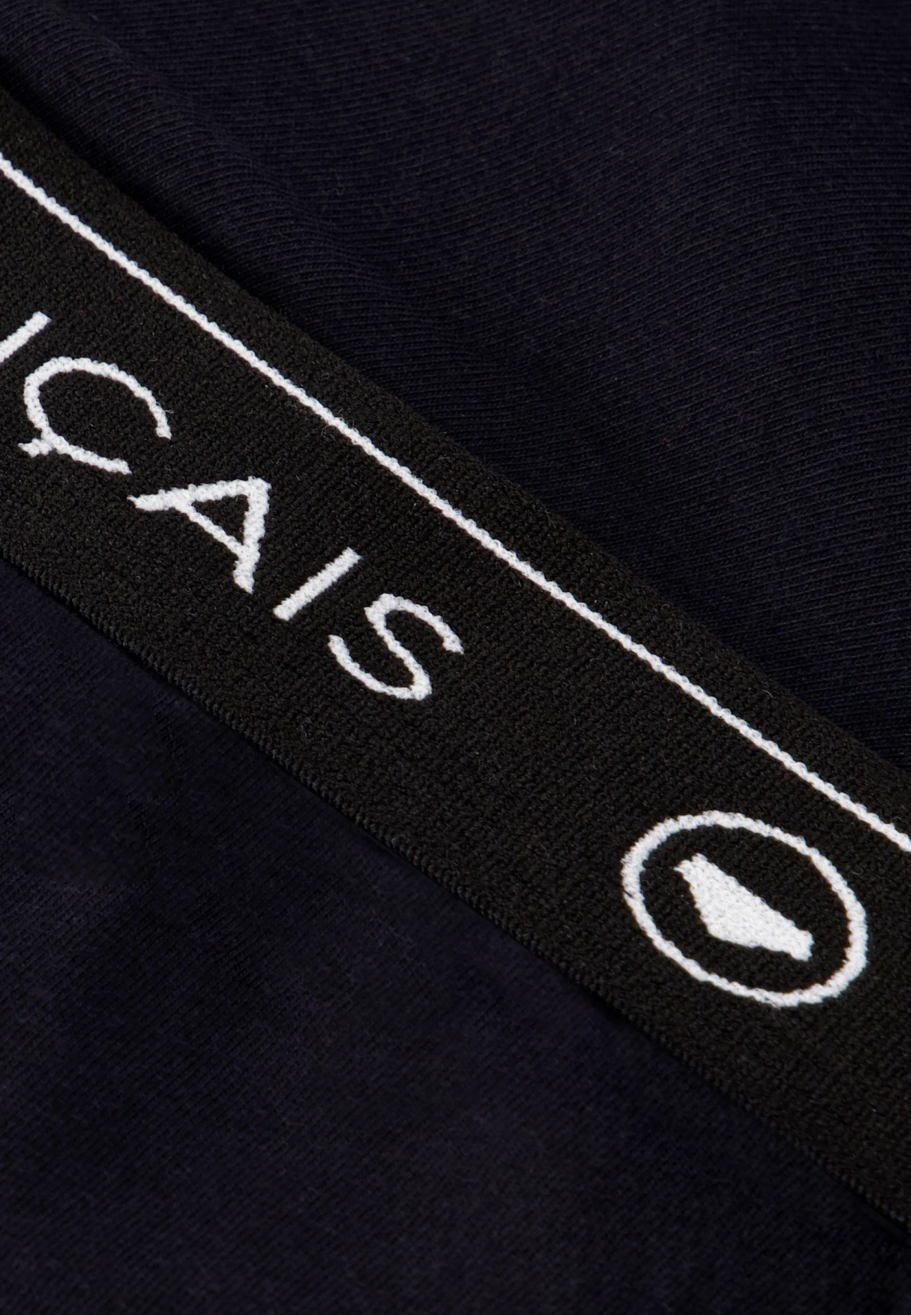 Lot de 3 boxers noir, bleu marine et gris en coton - Boxers Noir Bleu Marine Gris Chiné - Image 8