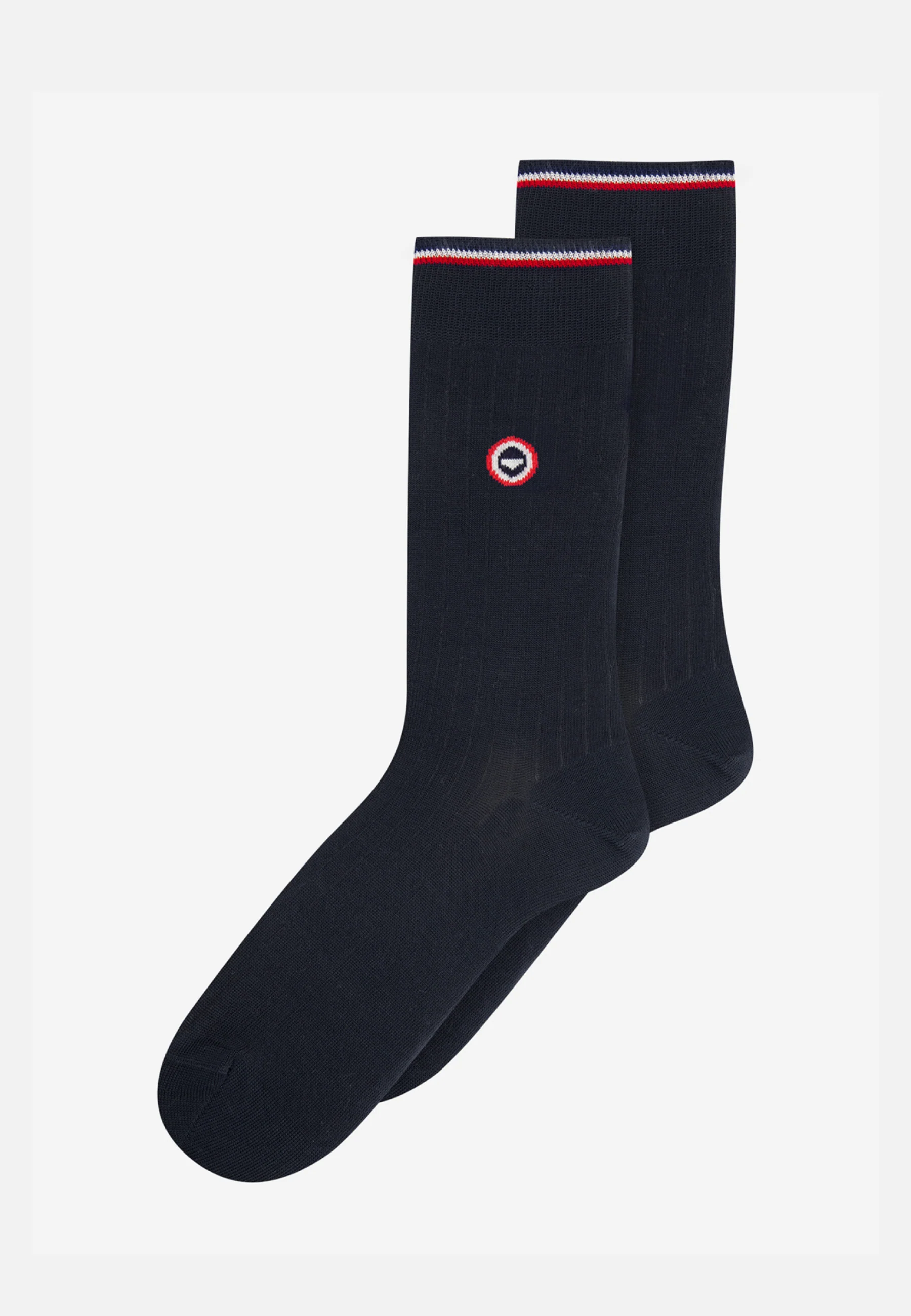 Lot de 3 chaussettes mi-hautes - Chaussettes Bleu Anthracite Noir - Image 2