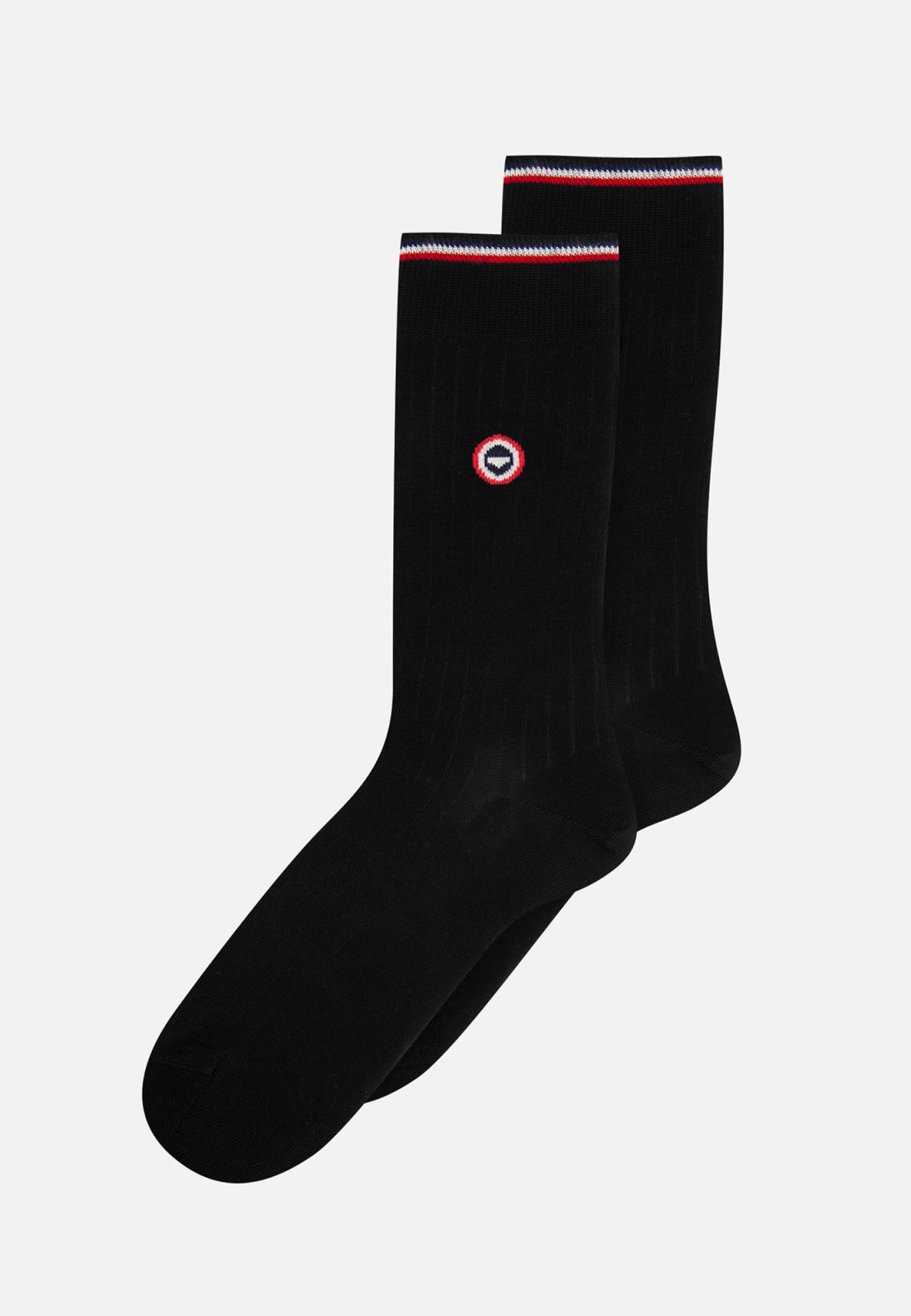 Lot de 3 chaussettes mi-hautes - Chaussettes Bleu Anthracite Noir - Image 4