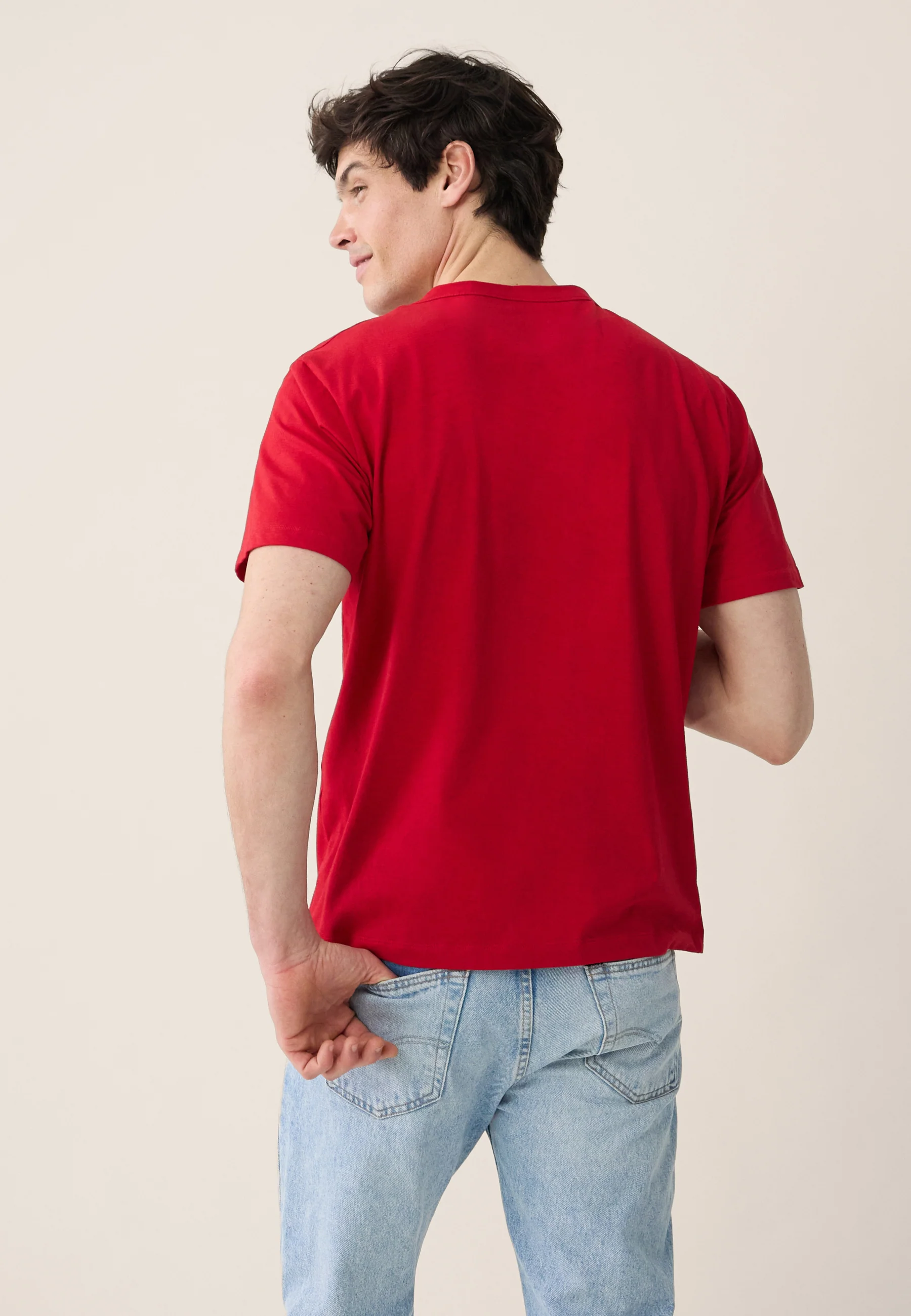 Lot de 3 T-shirts manches courtes en coton - T-shirts manches courtes Formidable Marine Blanc Rouge - Image 7