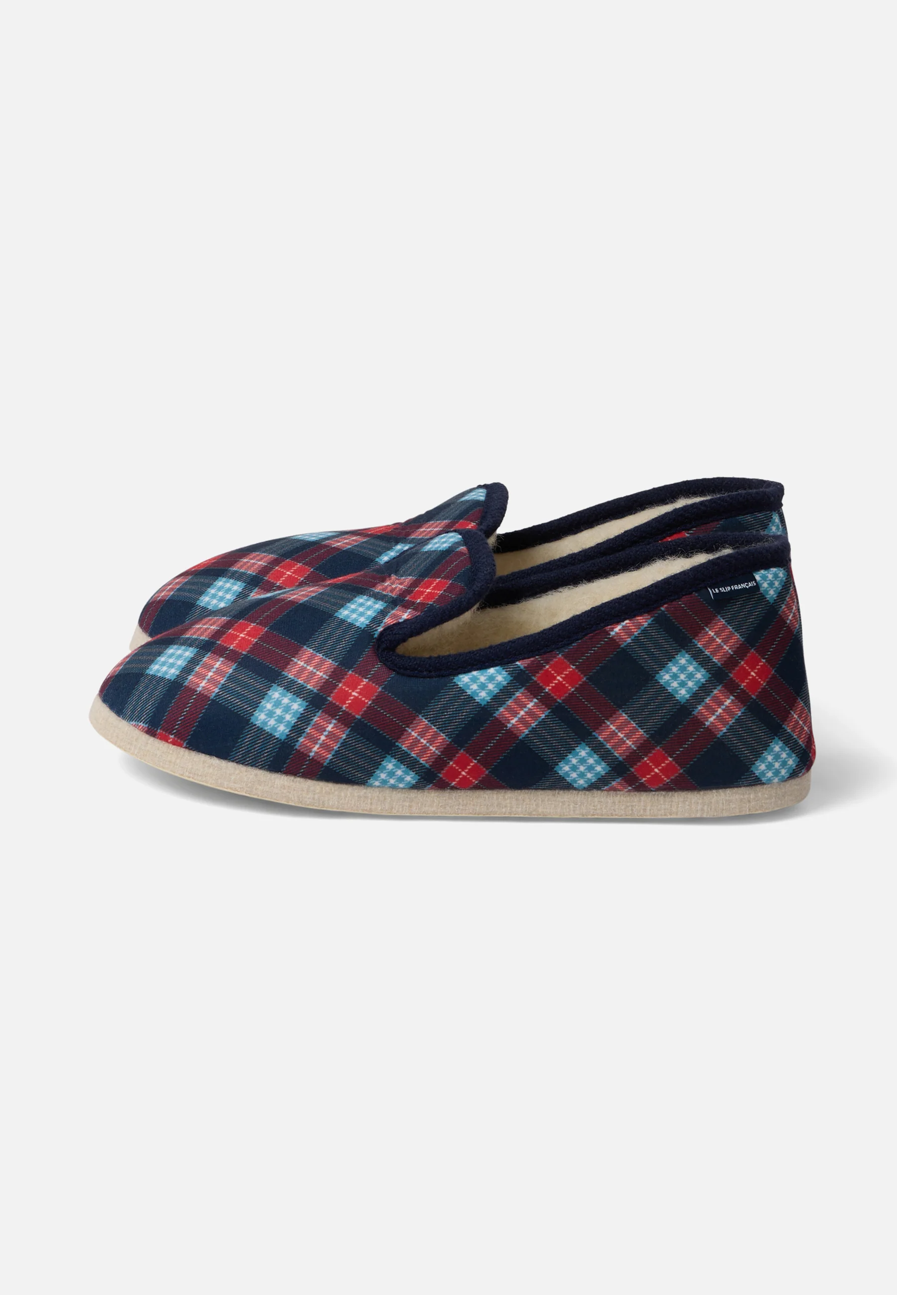Chaussons d'intérieur en laine - Pantoufles Tartan - Image 4