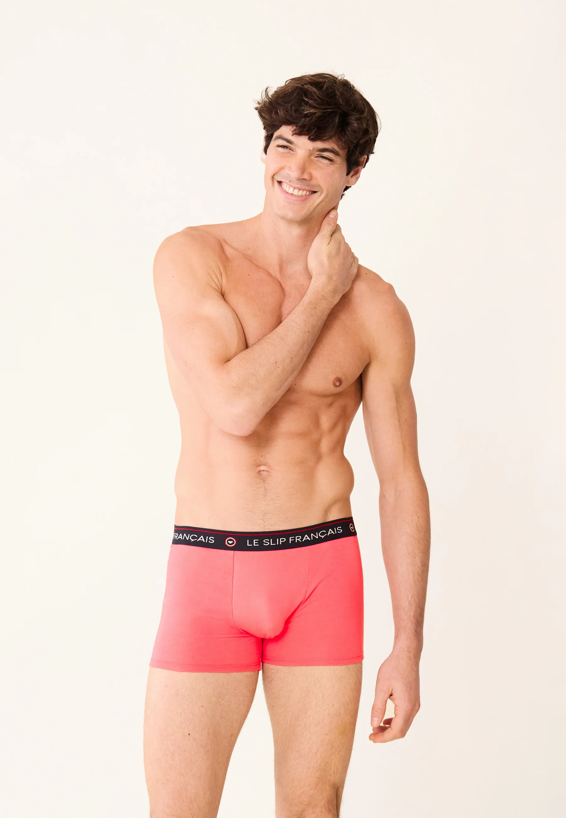 Boxer en coton - Redoutable Neon Pink - Image 2