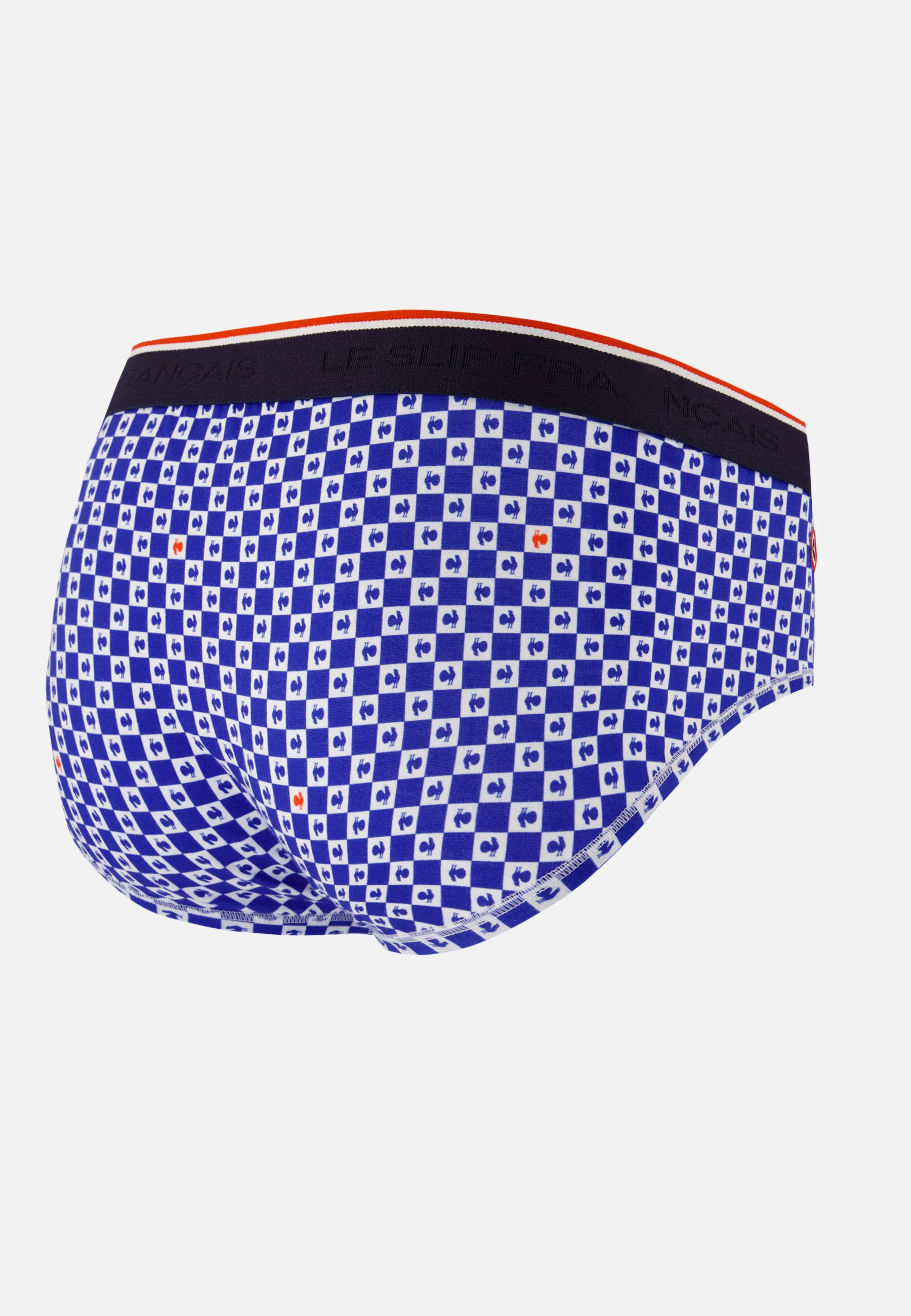 Slip en coton - Terrible Damier Indigo XV de France - Image 7