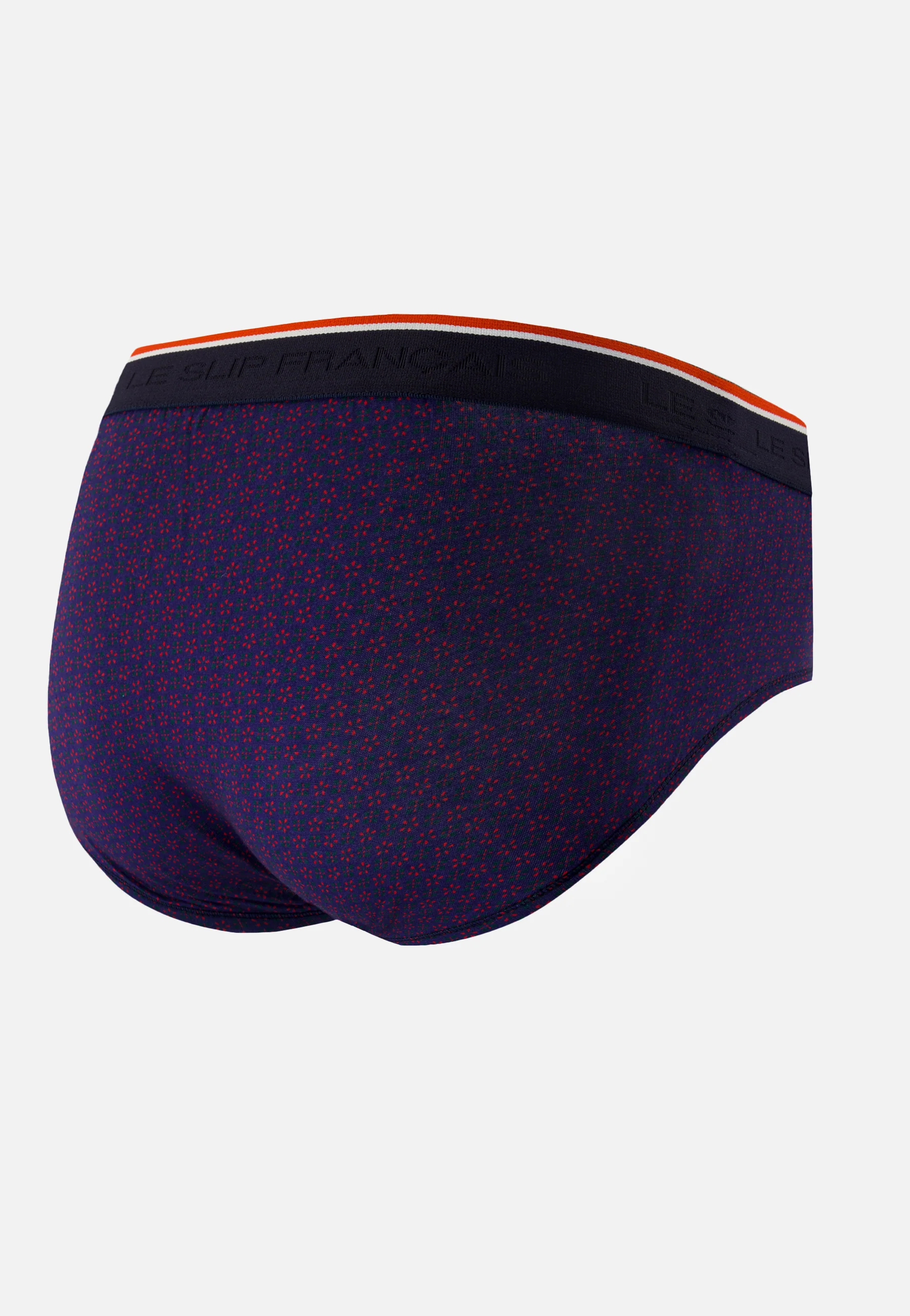 Slip imprimé cadeau indigo en coton - Terrible Kdo Indigo - Image 6